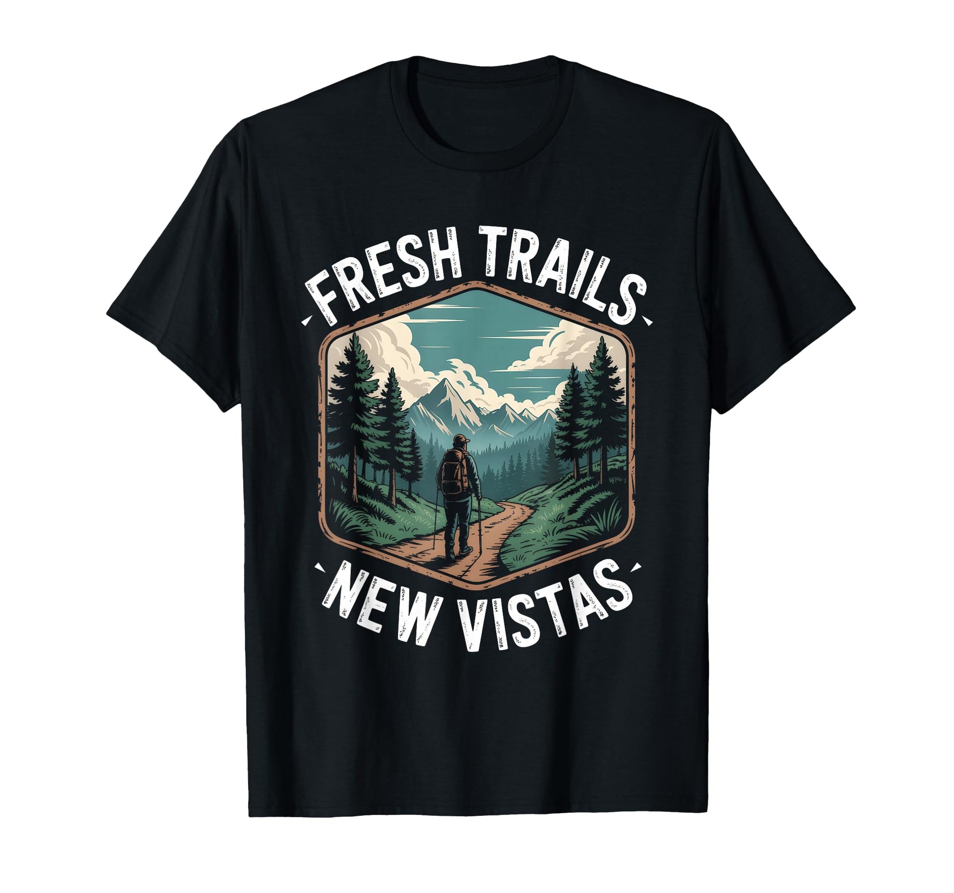 Funny Hiker Hikers Hiking Walking Jokes T-Shirt - Graphic Print Men Women - T-Shirt, Sweatshirt, Hoodie