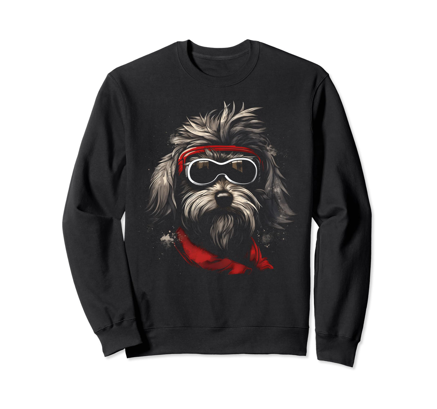 Motorcycle Dad Biker Dog Funny Sweatshirt - Casual Everyday Wear Men Women - T-Shirt, Sweatshirt, Hoodie