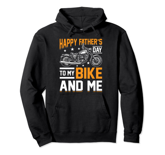 Biker Fathers Day Cyclist Bikes Biking Hoodie - Trendy Graphic for Adults - T-Shirt, Sweatshirt, Hoodie