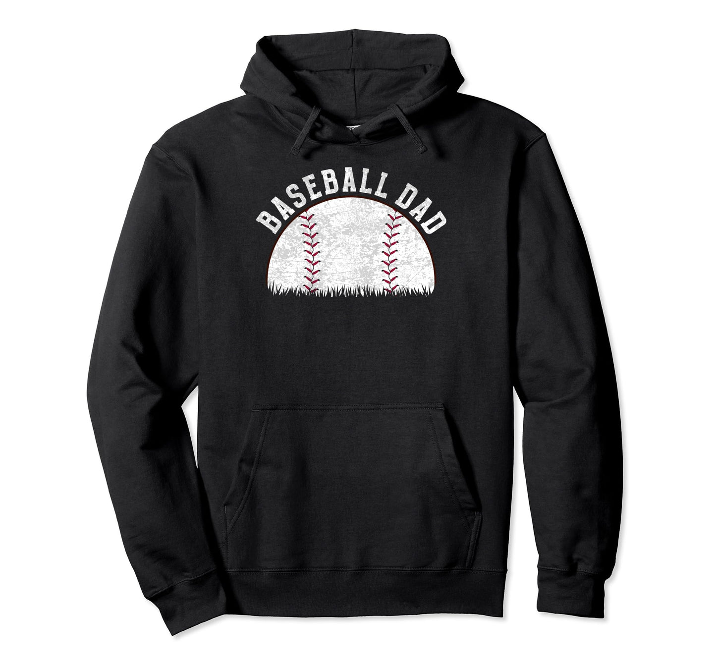 Baseball Father Mens Softball Hoodie - Fun Novelty Design for Adults - T-Shirt, Sweatshirt, Hoodie