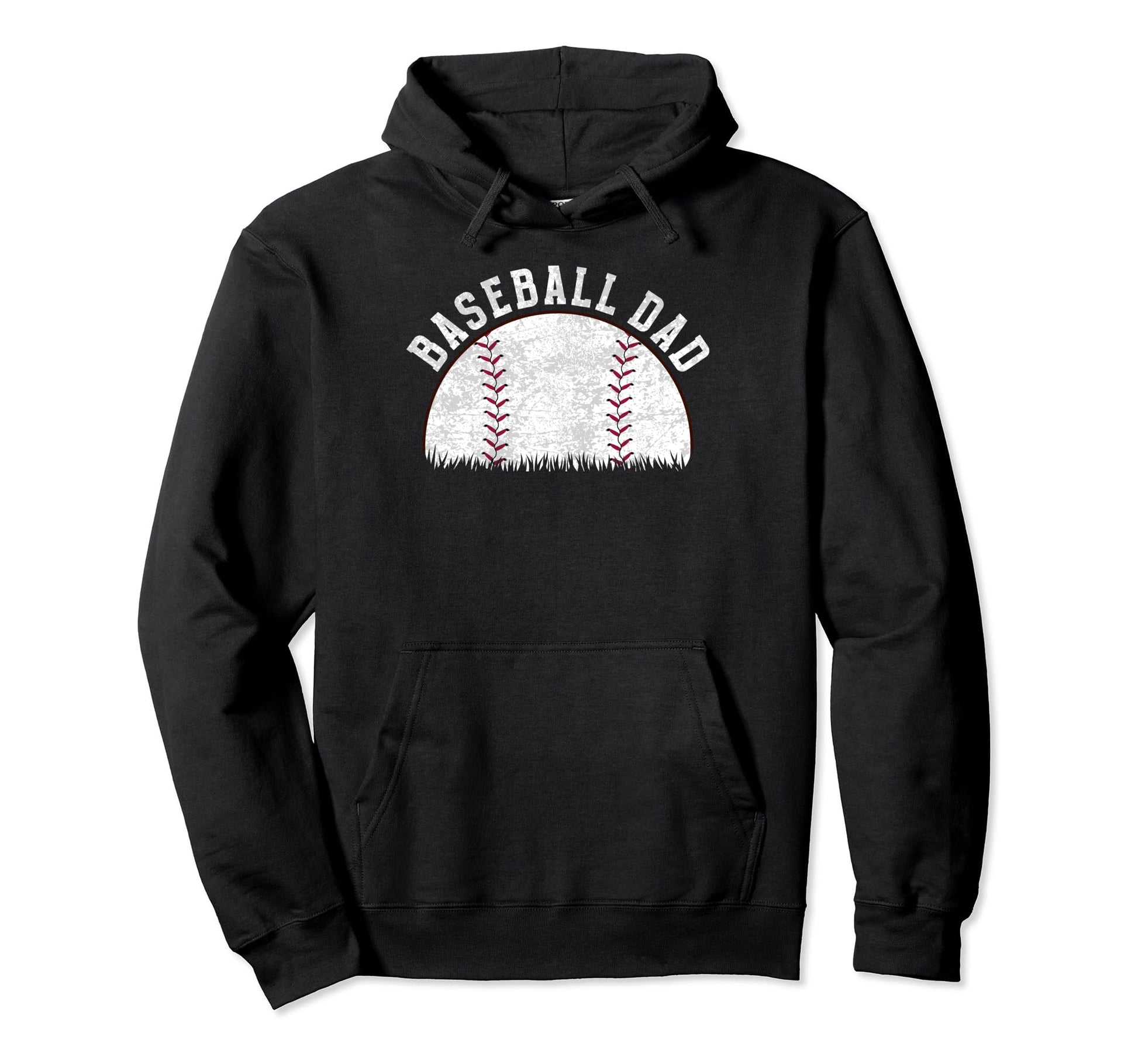 Baseball Father Mens Softball Hoodie - Fun Novelty Design for Adults - T-Shirt, Sweatshirt, Hoodie