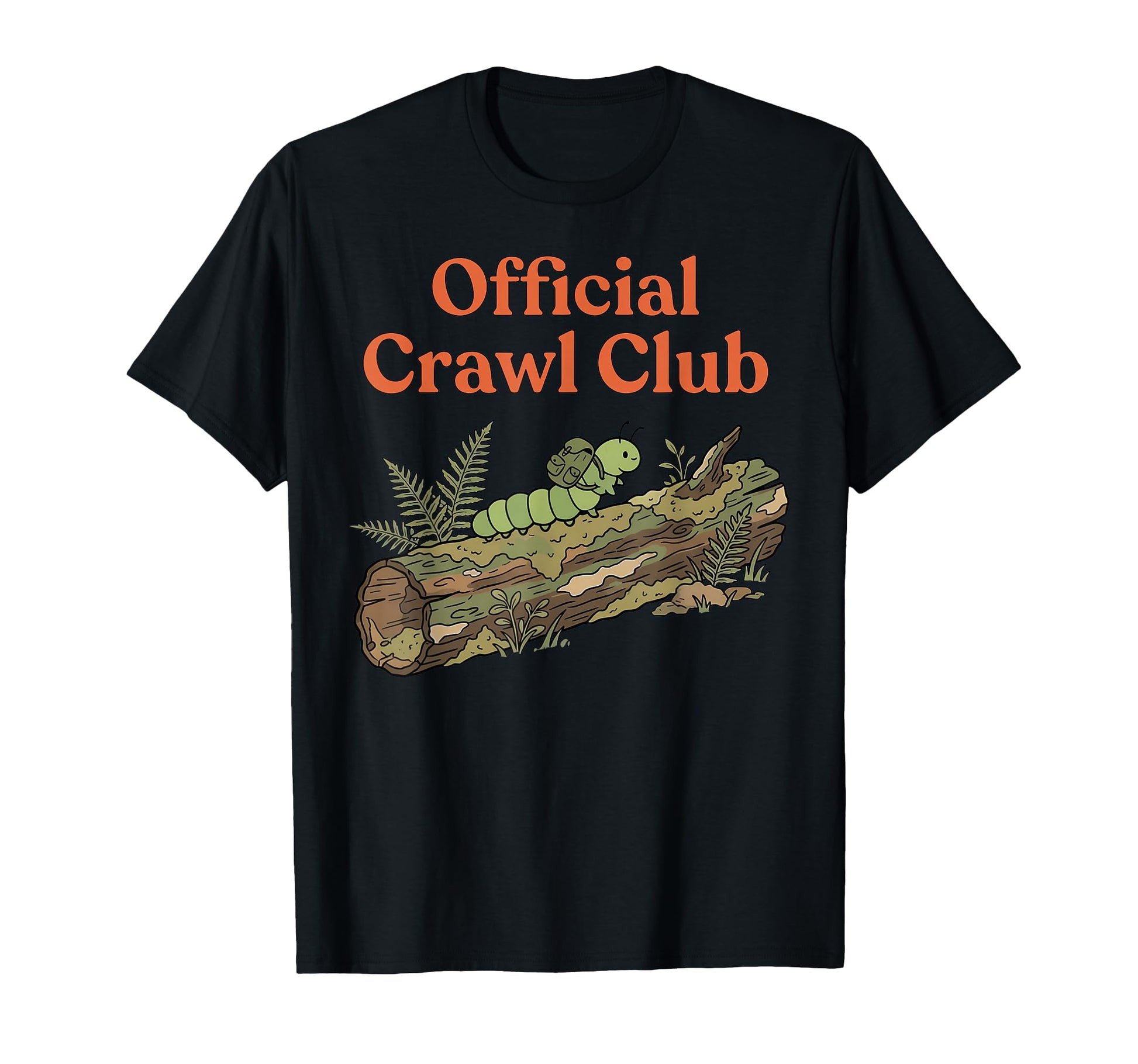 Crawl Club Funny Caterpillar Hiking T-Shirt - Streetwear Style for Adults - T-Shirt, Sweatshirt, Hoodie
