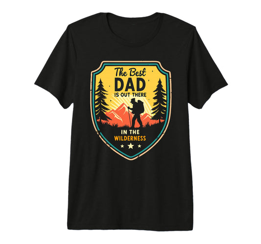 Best Dad Camping Fathers Day Outdoorsy T-Shirt - Graphic Print Men Women - T-Shirt, Sweatshirt, Hoodie
