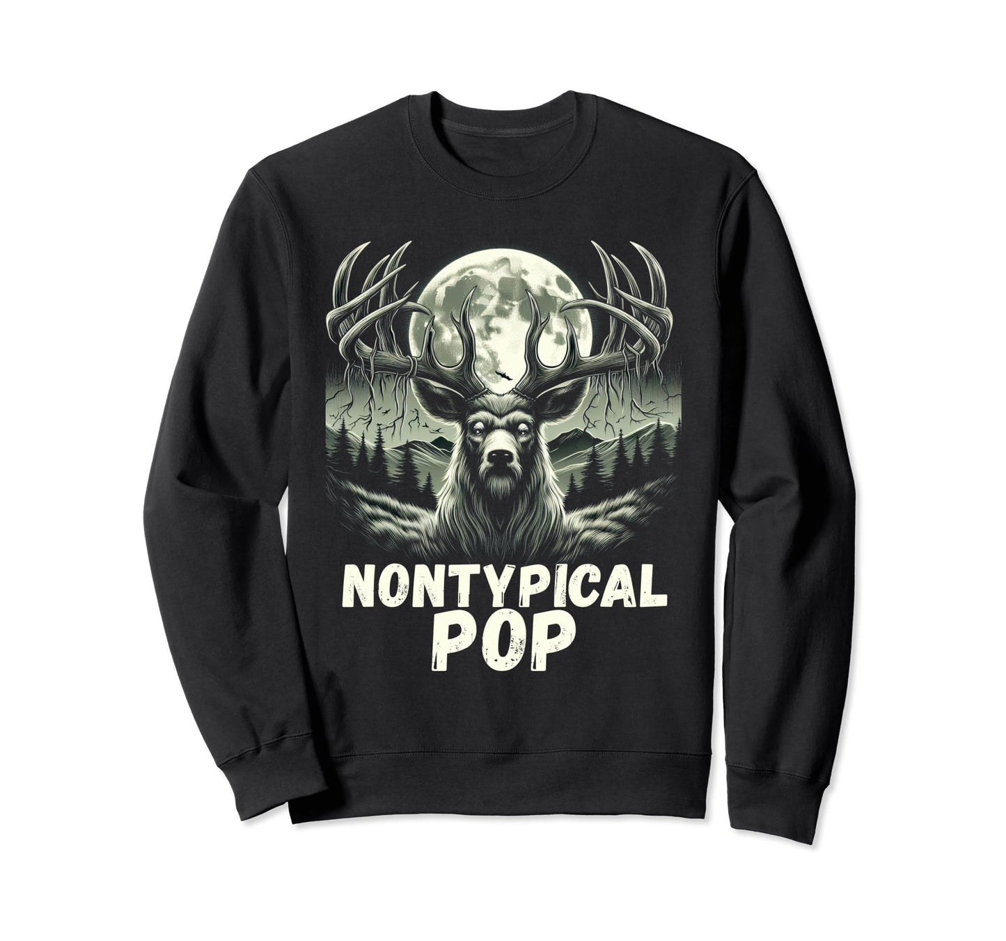 Fathers Day Mens Mule Deer Sweatshirt - Fun Novelty Design for Adults - T-Shirt, Sweatshirt, Hoodie