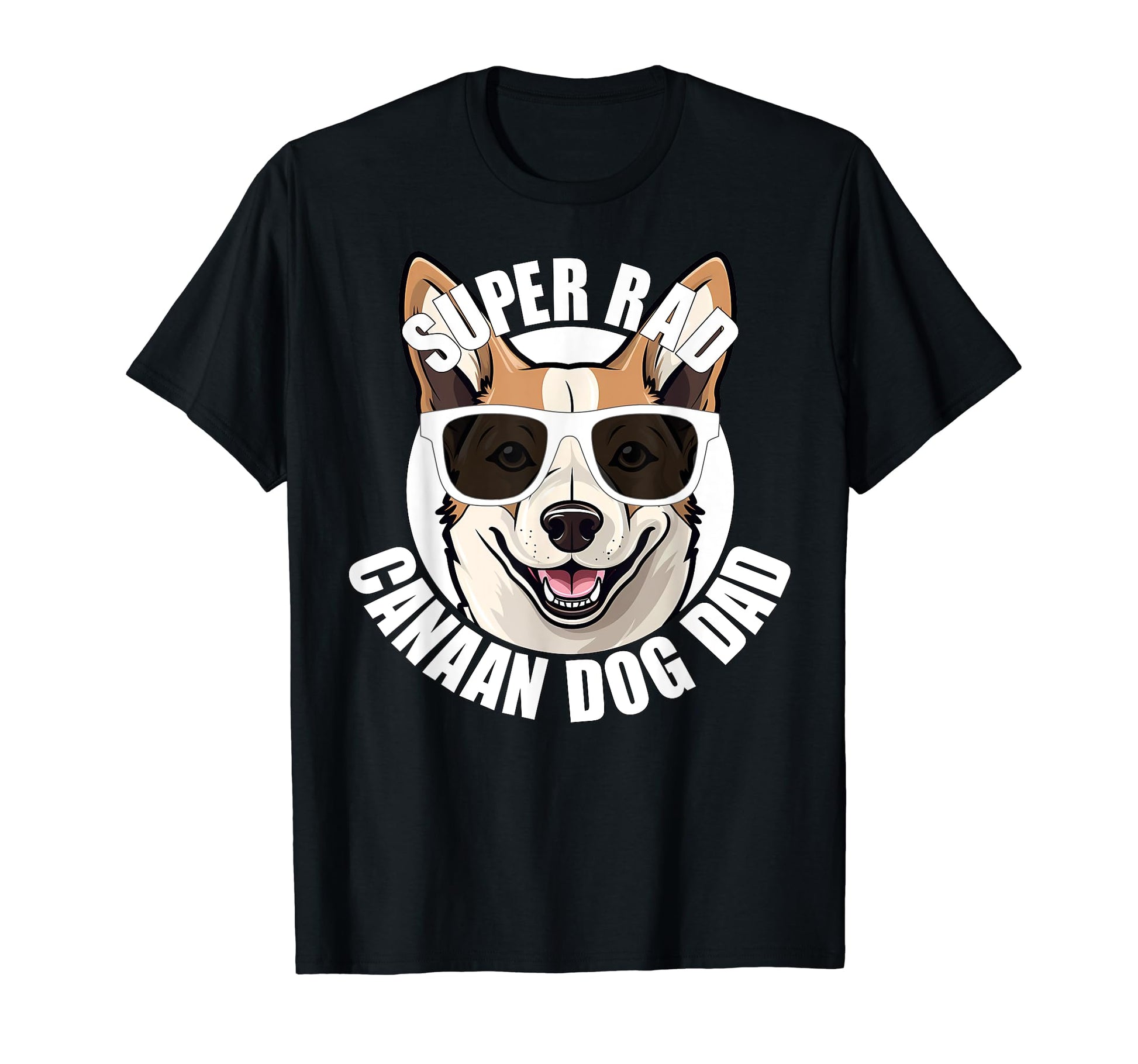 Canaan Dog Dad Funny Super Rad T-Shirt - Casual Everyday Wear for Adults - T-Shirt, Sweatshirt, Hoodie