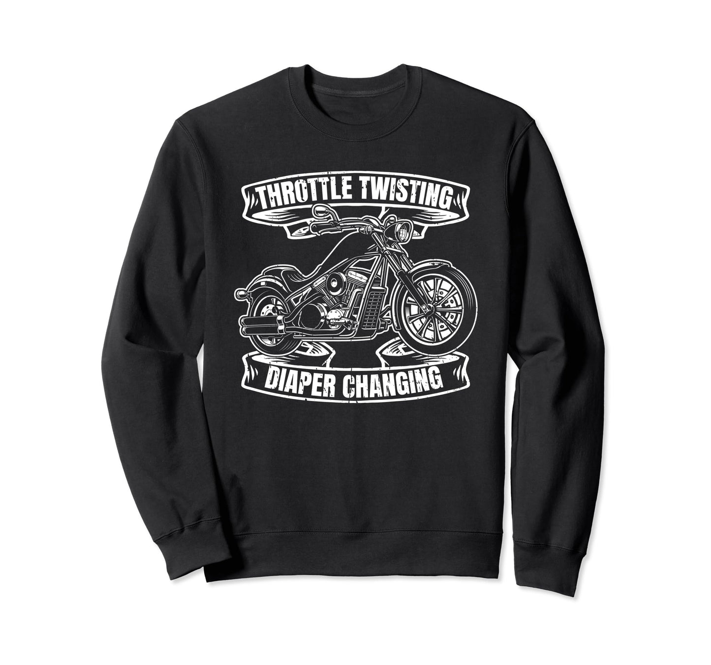 Motorcycle Motorcyclist Biker Sweatshirt - Trendy Graphic Unisex - T-Shirt, Sweatshirt, Hoodie