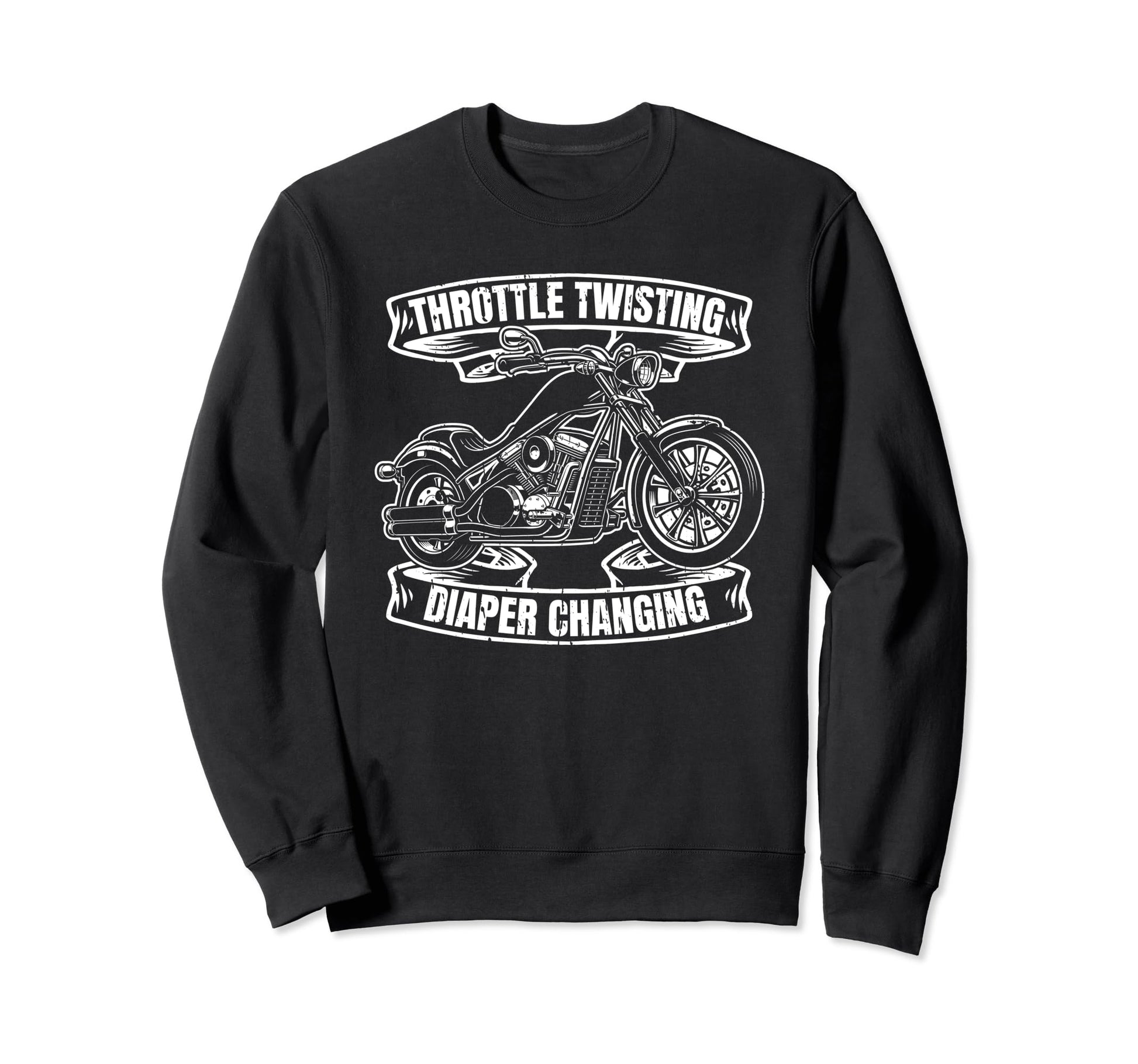 Motorcycle Motorcyclist Biker Sweatshirt - Trendy Graphic Unisex - T-Shirt, Sweatshirt, Hoodie