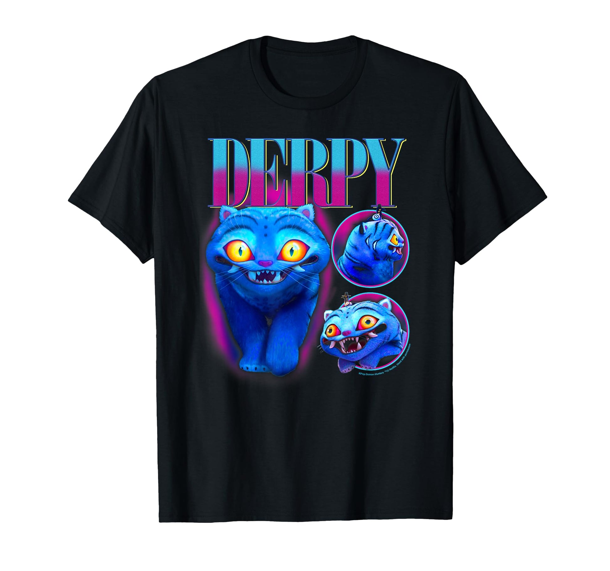 Kpop Demon Hunters Derpy Showcase Y2K T-Shirt - Graphic Print Unisex - T-Shirt, Sweatshirt, Hoodie