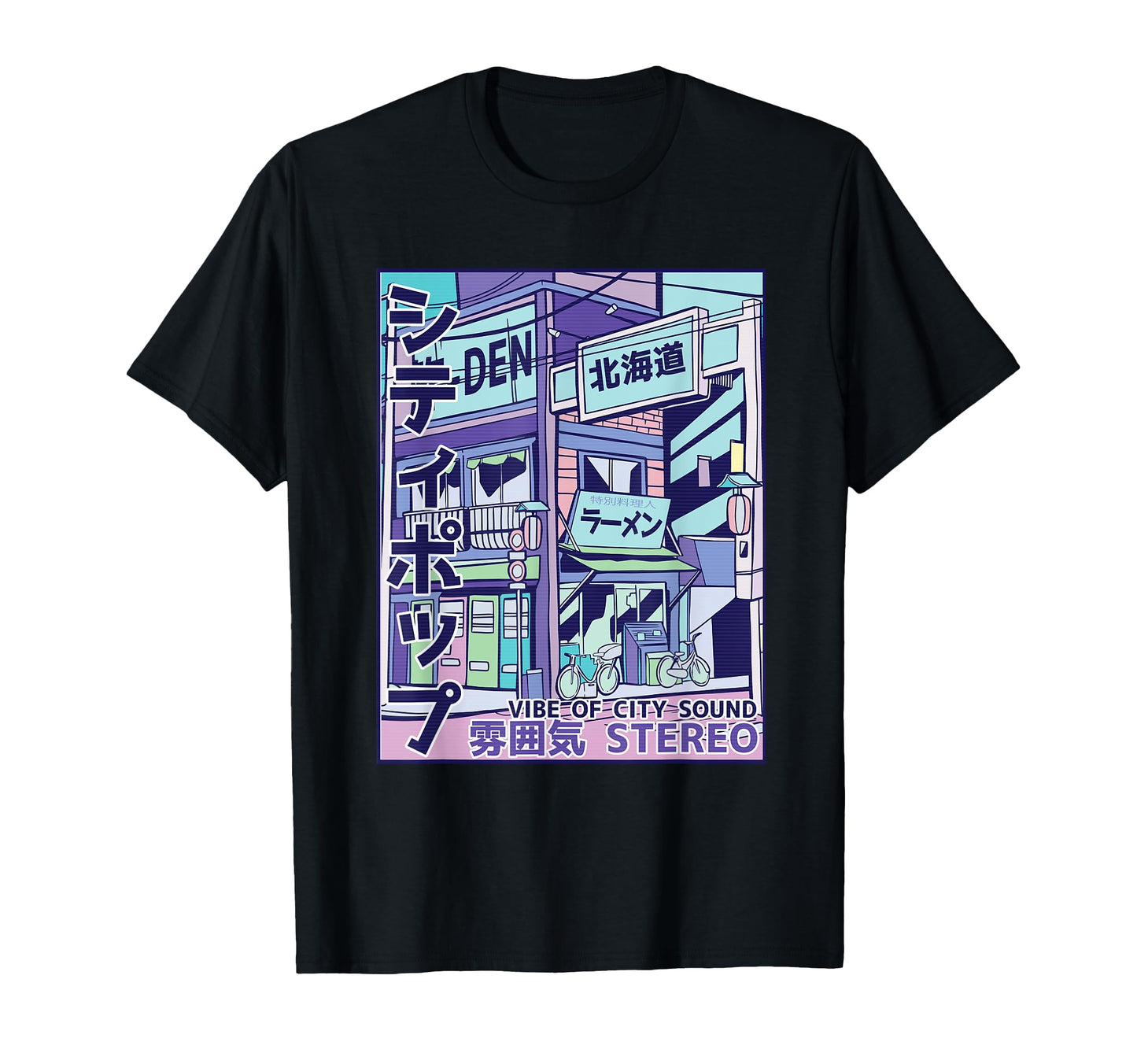 City Pop Aesthetic Vaporwave 80S T-Shirt - Casual Everyday Wear for Adults - T-Shirt, Sweatshirt, Hoodie