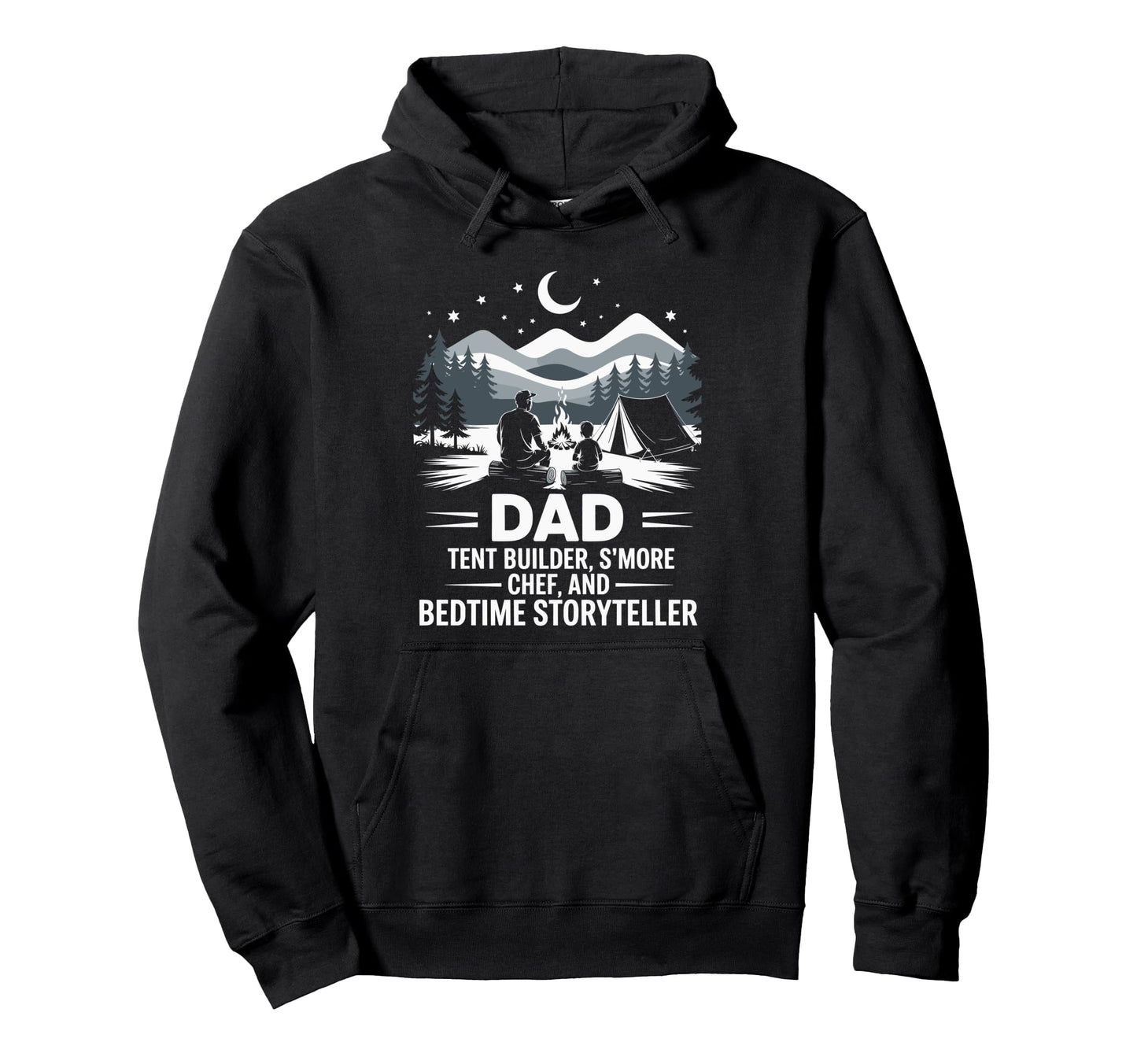 Funny Camping Dad Camper And Nature Hoodie - Casual Everyday Wear Unisex - T-Shirt, Sweatshirt, Hoodie