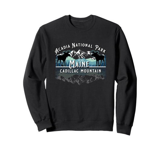 Acadia National Park Maine Mount Sweatshirt - Graphic Print Men Women - T-Shirt, Sweatshirt, Hoodie