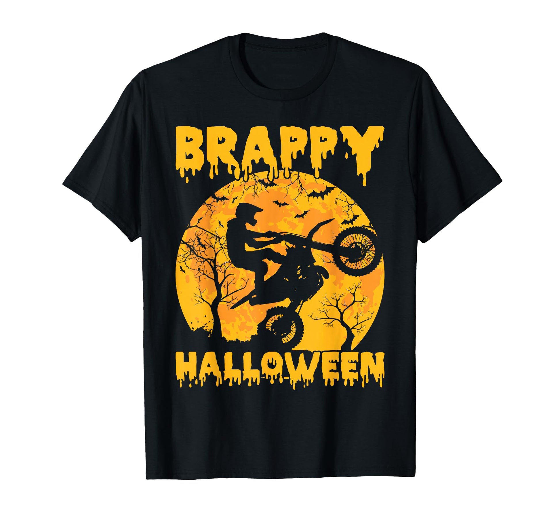 Braaapy Halloween Costume Motocross T-Shirt - Graphic Print for Adults - T-Shirt, Sweatshirt, Hoodie