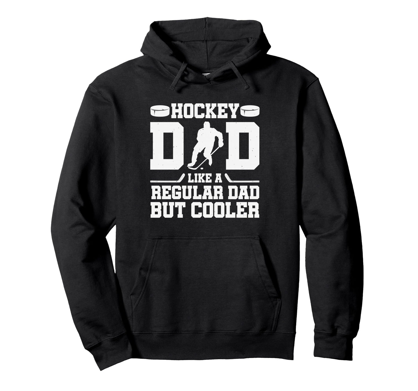 Hockey Dad Like Regular Dad But Cooler Hoodie - Minimalist Print Unisex - T-Shirt, Sweatshirt, Hoodie