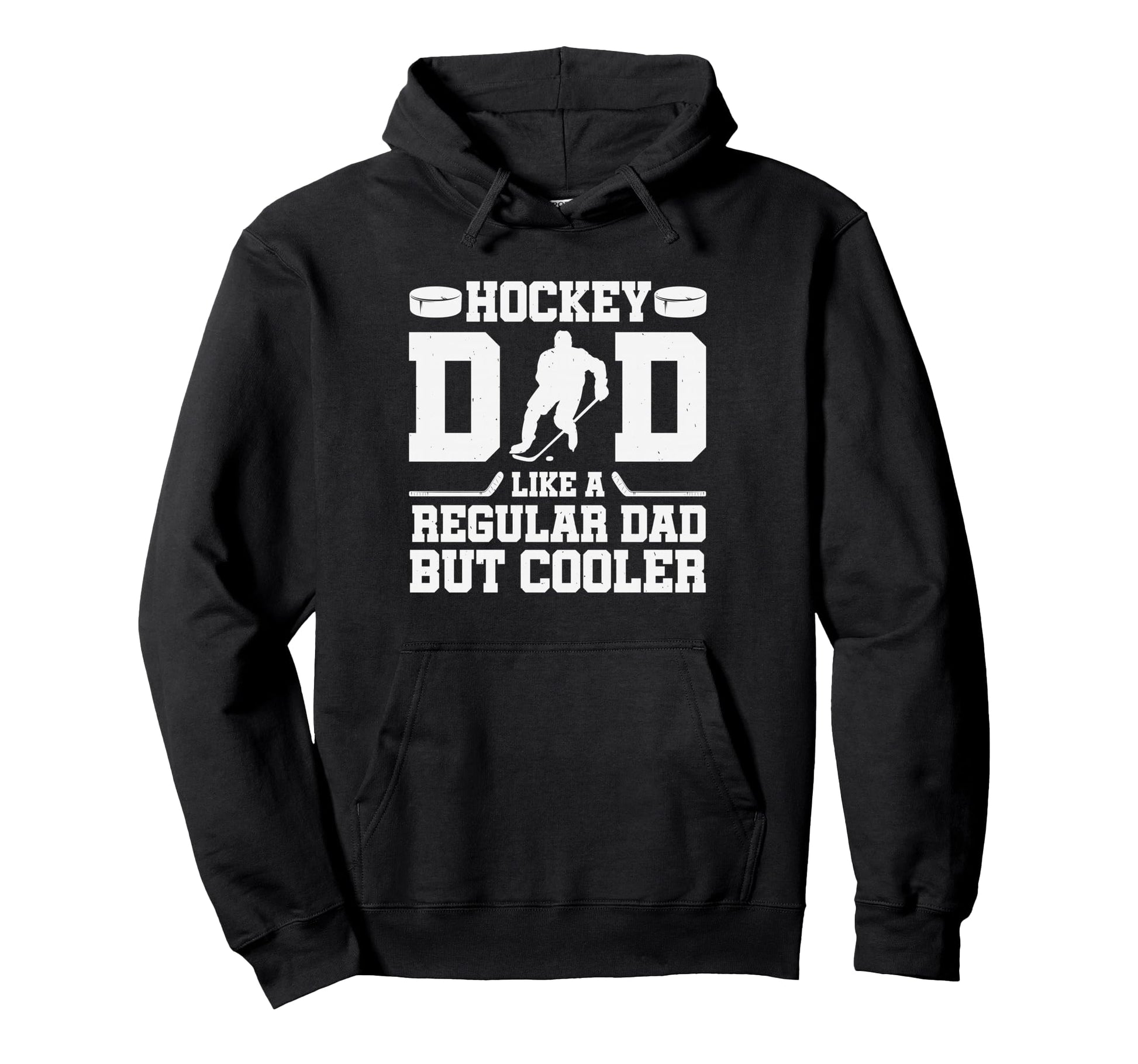 Hockey Dad Like Regular Dad But Cooler Hoodie - Minimalist Print Unisex - T-Shirt, Sweatshirt, Hoodie