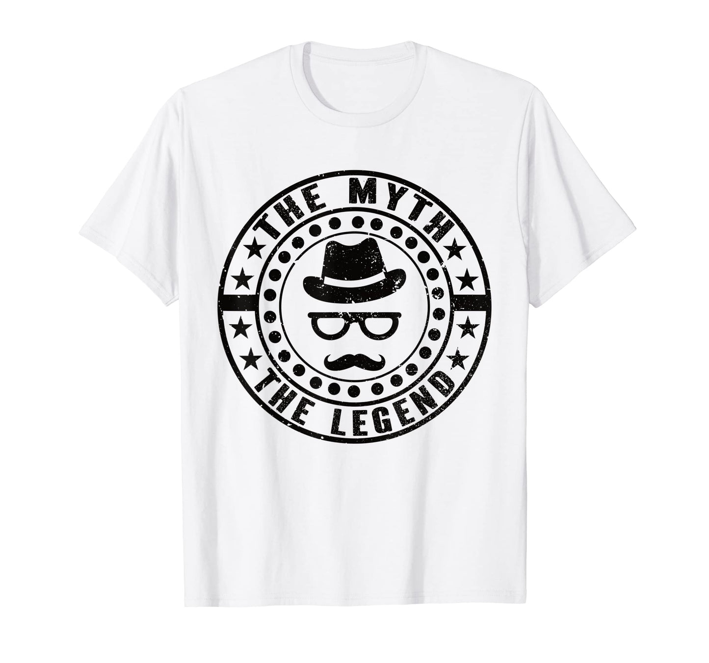 Mens Dad Myth Legend Hero Husband T-Shirt - Custom Art Print for Adults - T-Shirt, Sweatshirt, Hoodie