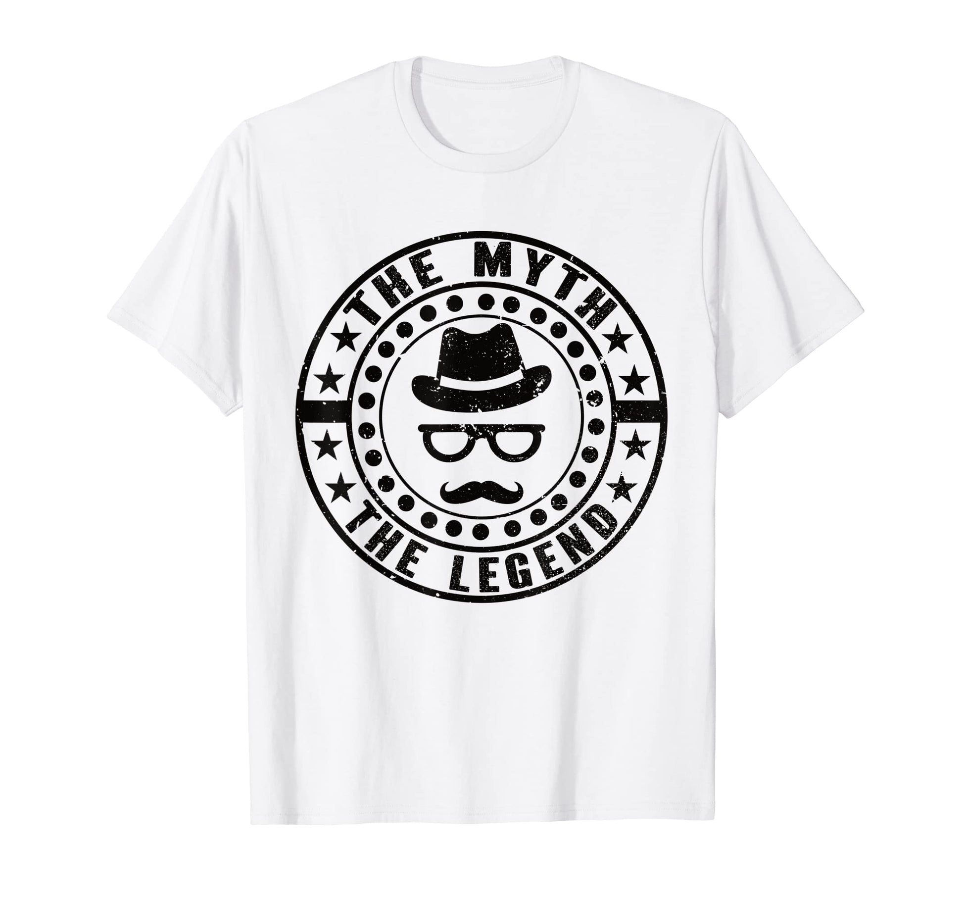Mens Dad Myth Legend Hero Husband T-Shirt - Custom Art Print for Adults - T-Shirt, Sweatshirt, Hoodie