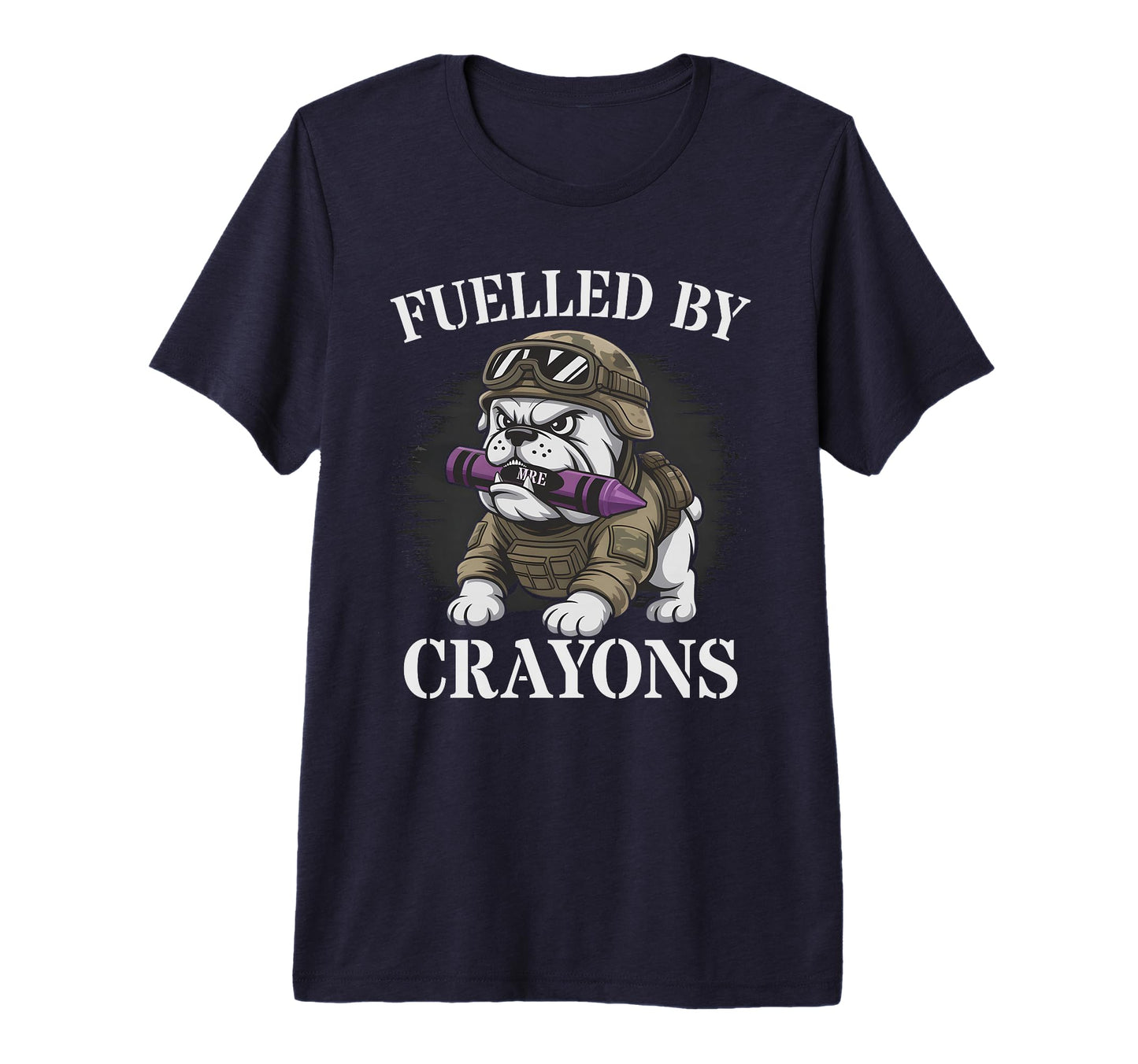 Funny Fuelled Crayons Son Dad Military T-Shirt - Unique Graphic Men Women - T-Shirt, Sweatshirt, Hoodie