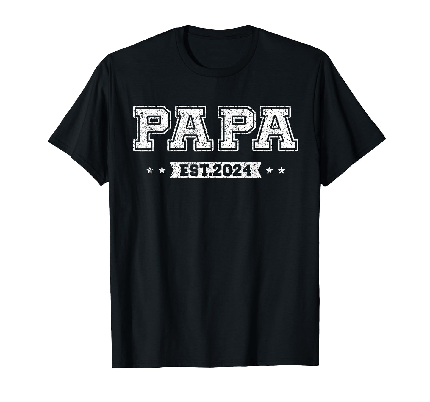 Papa Est 2024 Grandpa To Be First Time T-Shirt - Trendy Graphic Men Women - T-Shirt, Sweatshirt, Hoodie