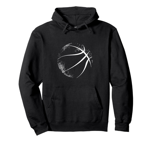 Basketball Silhouette Basketball Hoodie - Minimalist Print Men Women - T-Shirt, Sweatshirt, Hoodie