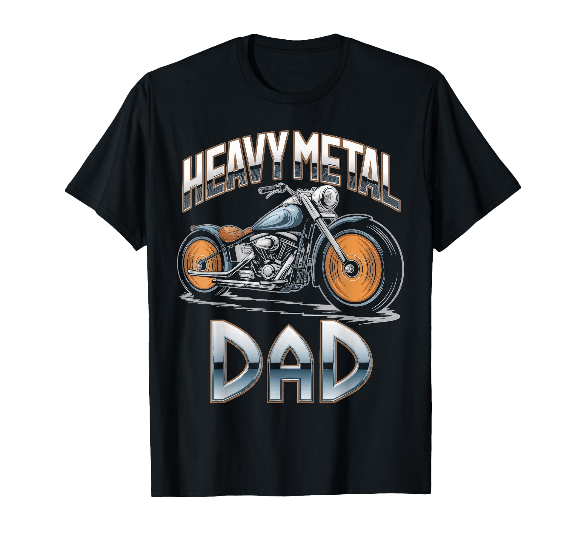 Heavy Metal Dad Motorcycle Passion T-Shirt - Fun Novelty Design for Adults - T-Shirt, Sweatshirt, Hoodie
