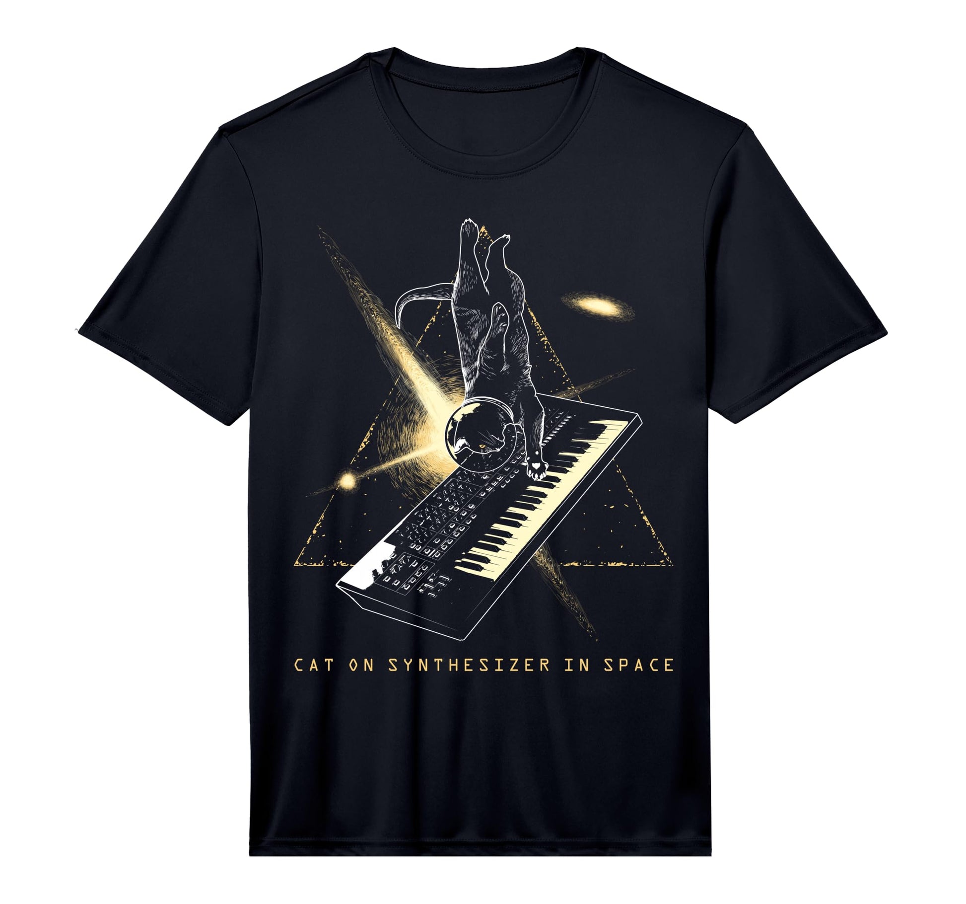Mens Electronic Synthesizer Musician T-Shirt - Custom Art Print Men Women - T-Shirt, Sweatshirt, Hoodie