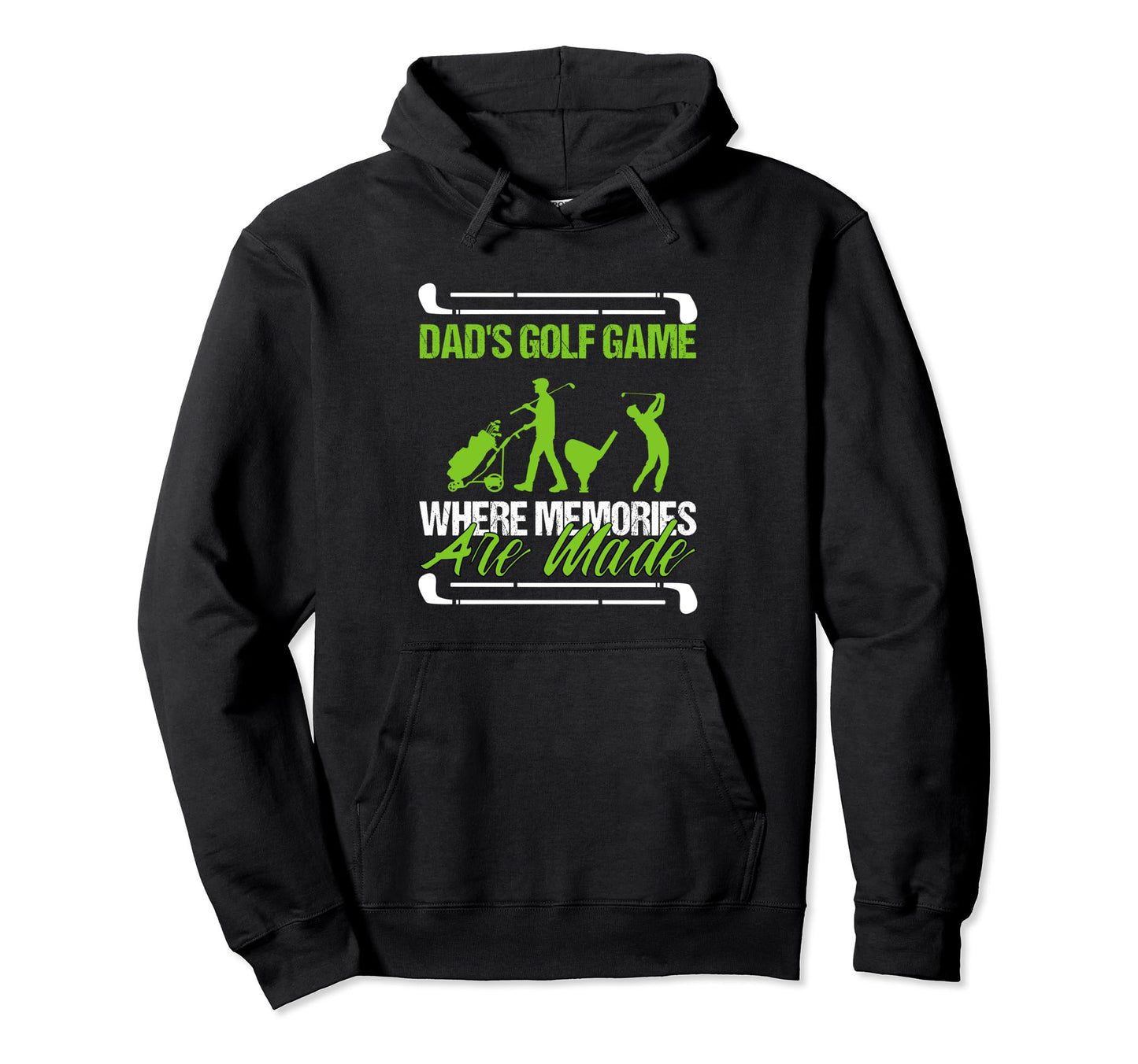 Funny Golfing Dads Golf Game Where Hoodie - Custom Art Print Unisex - T-Shirt, Sweatshirt, Hoodie