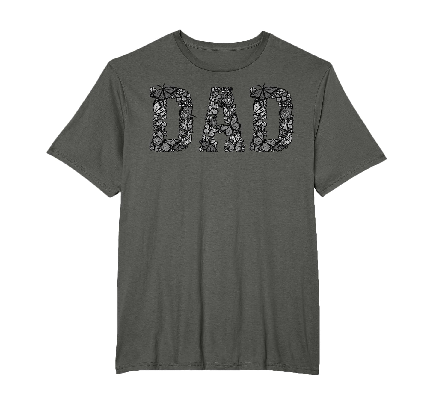 Dad Colorful Butterflies Fathers Day T-Shirt - Novelty Apparel Unisex - T-Shirt, Sweatshirt, Hoodie