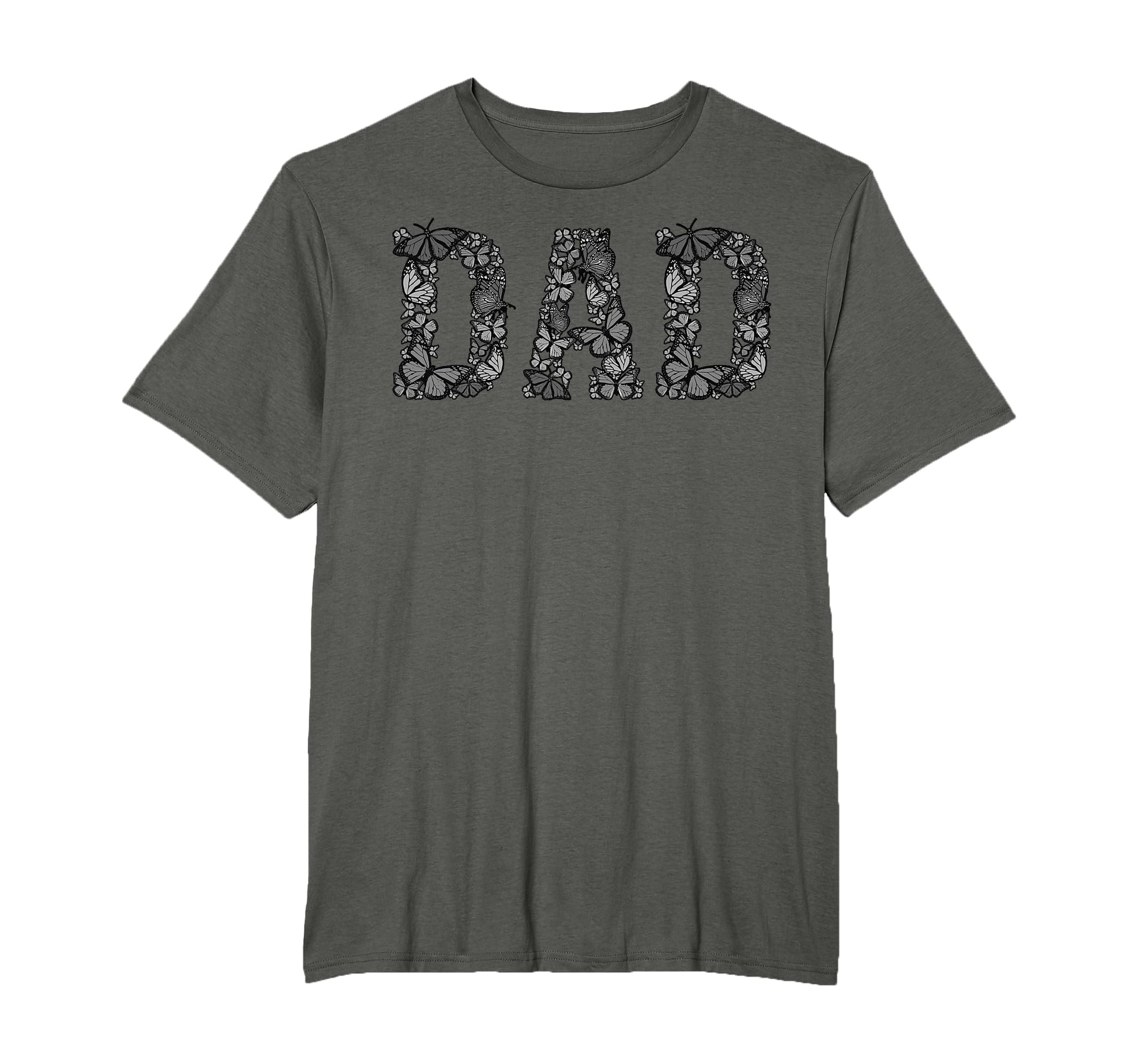 Dad Colorful Butterflies Fathers Day T-Shirt - Novelty Apparel Unisex - T-Shirt, Sweatshirt, Hoodie