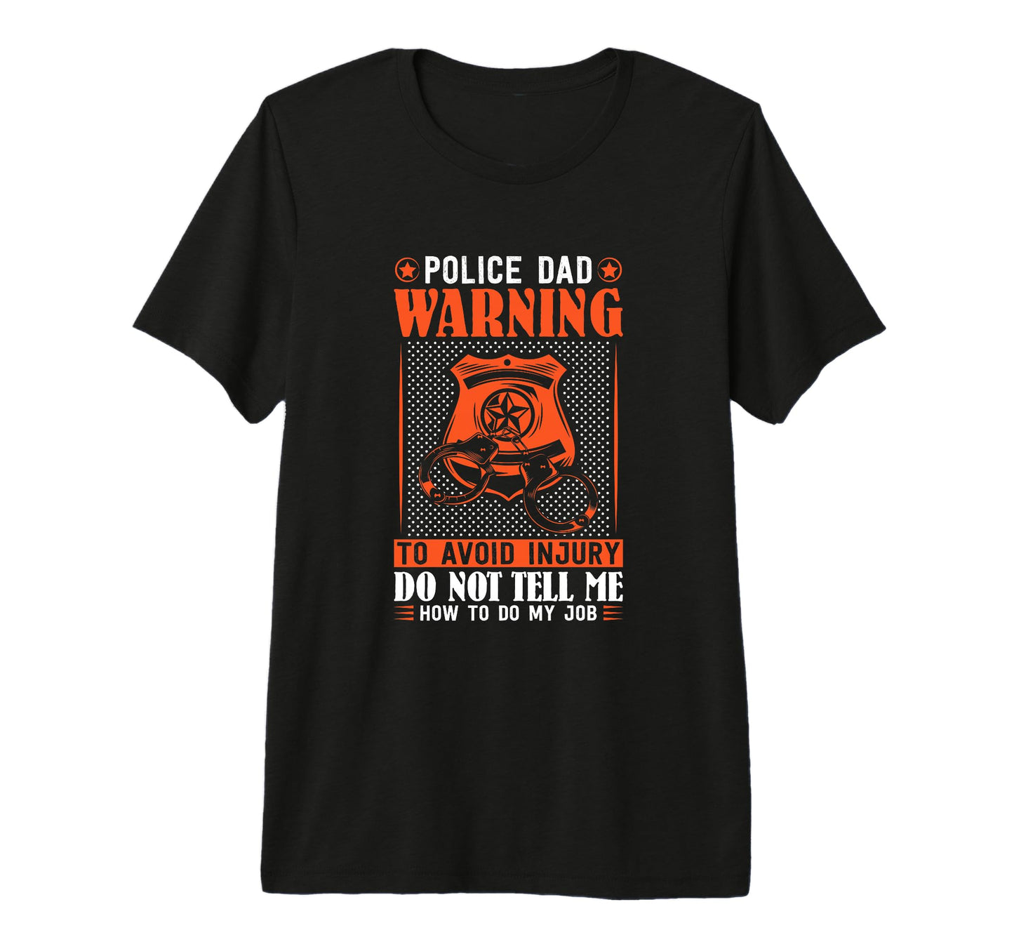 Mens Thin Blue Line Police Dad T-Shirt - Novelty Apparel for Adults - T-Shirt, Sweatshirt, Hoodie
