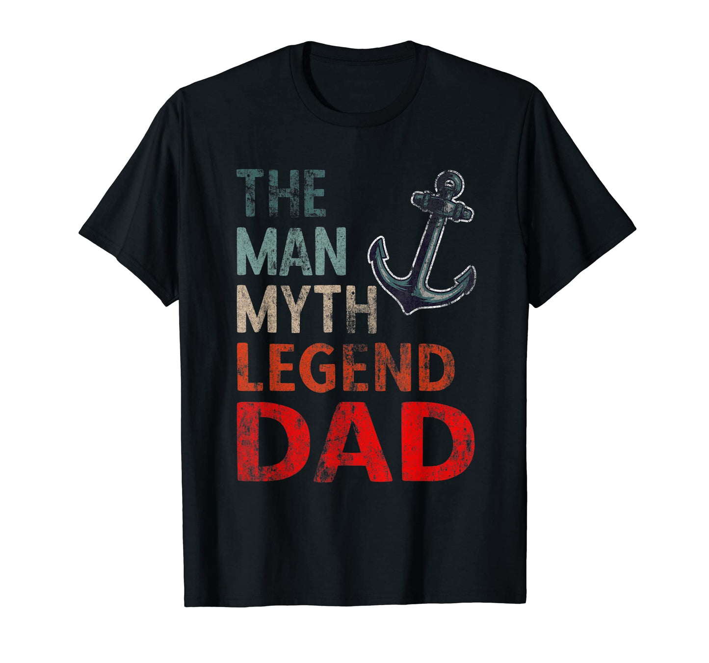 Mens Dad Myth Legend Fathers Day T-Shirt - Minimalist Print Men Women - T-Shirt, Sweatshirt, Hoodie