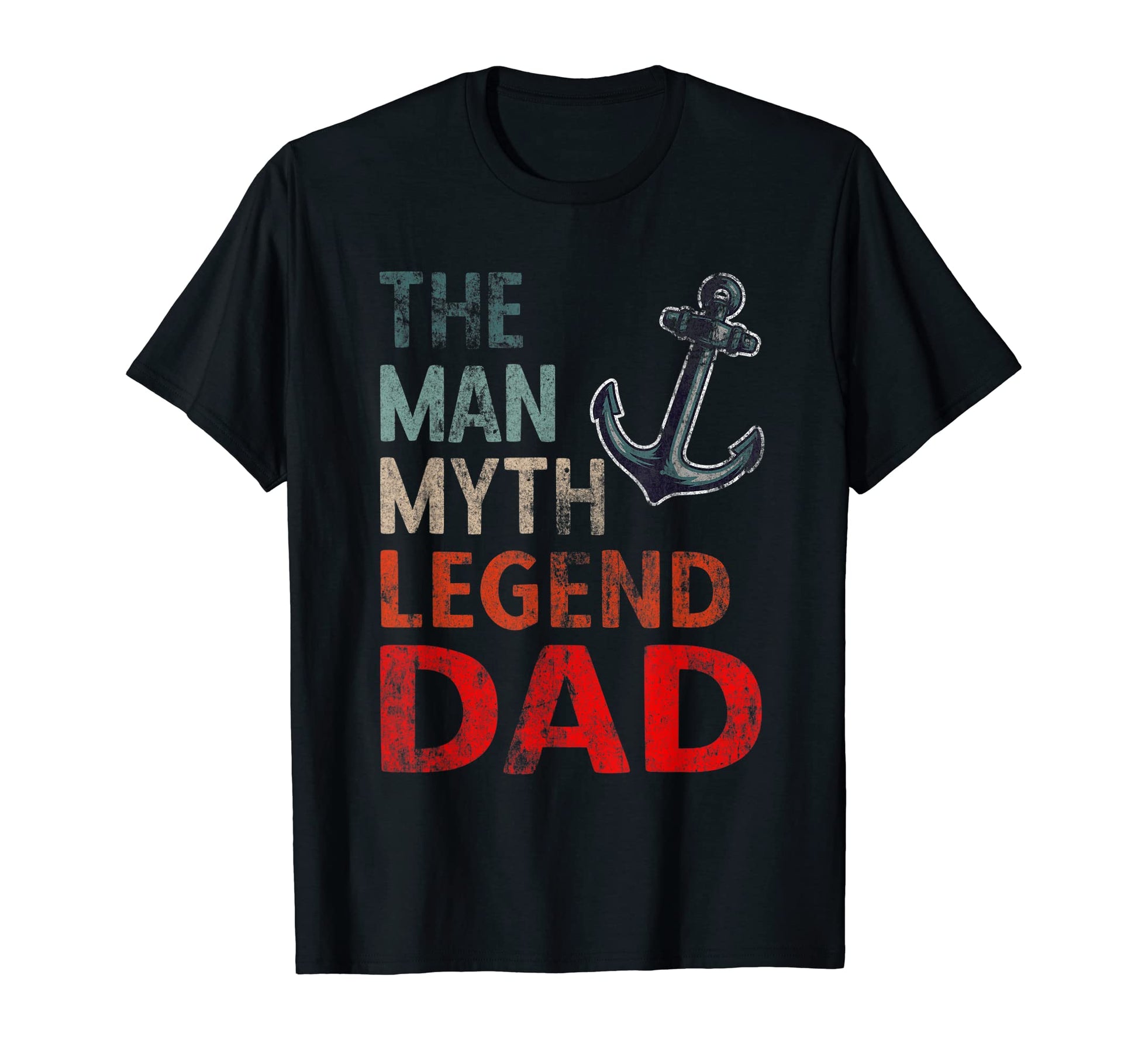 Mens Dad Myth Legend Fathers Day T-Shirt - Minimalist Print Men Women - T-Shirt, Sweatshirt, Hoodie