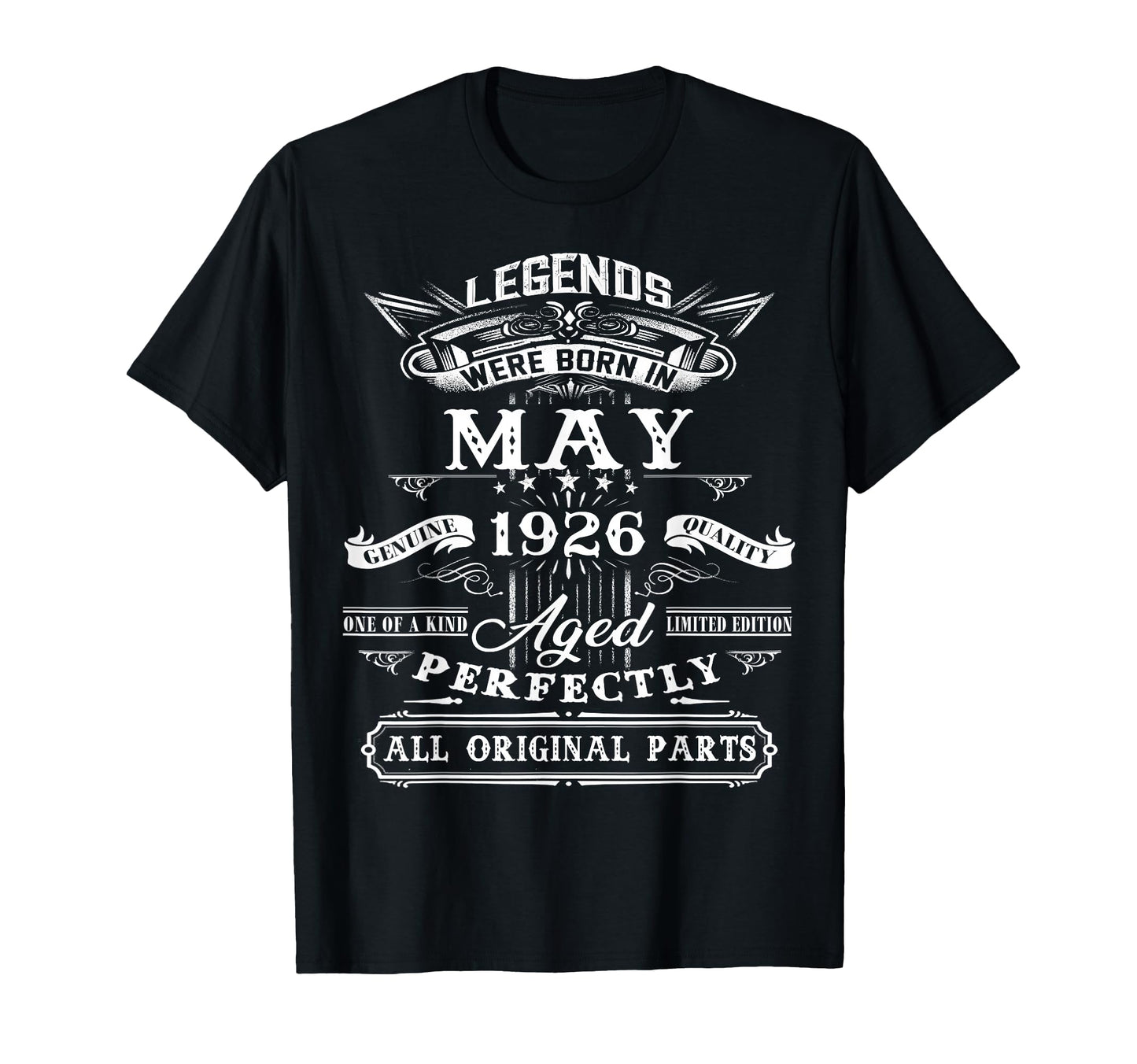 100Th Birthday Gift Legend Born May T-Shirt - Trendy Graphic Men Women - T-Shirt, Sweatshirt, Hoodie