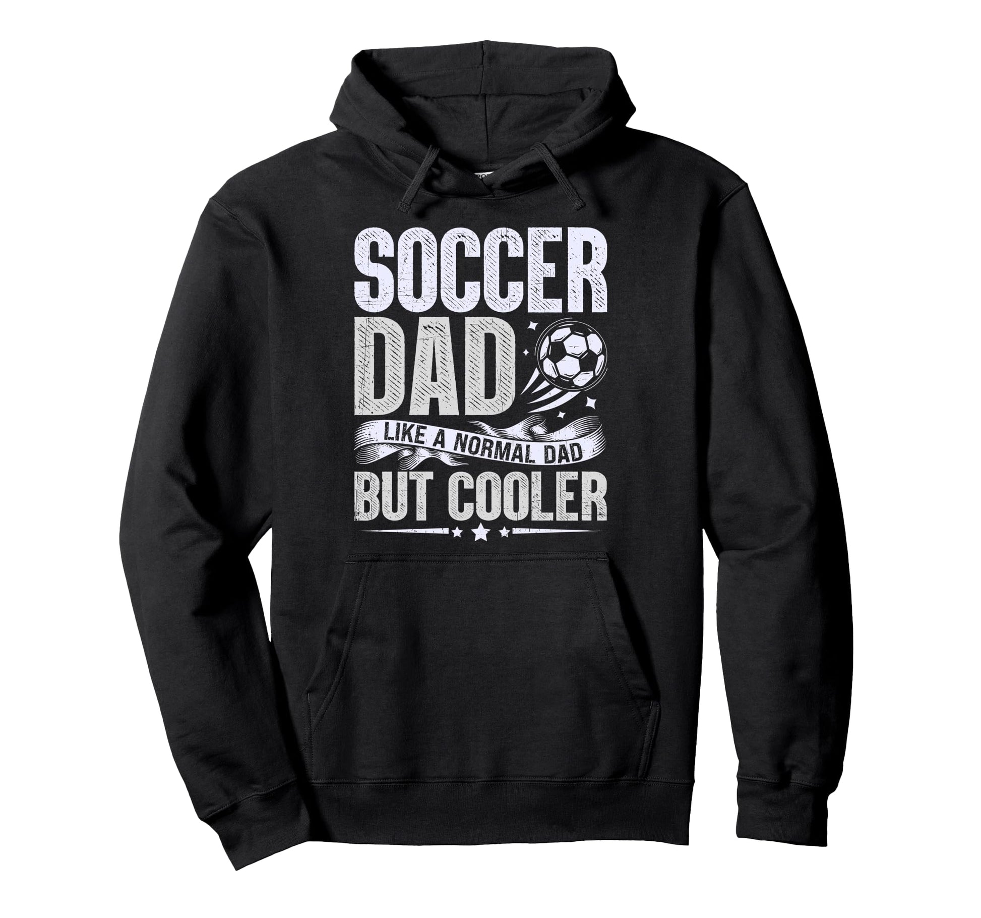 Soccer Dad Like Normal Dad But Cooler Hoodie - Aesthetic Graphic Unisex - T-Shirt, Sweatshirt, Hoodie
