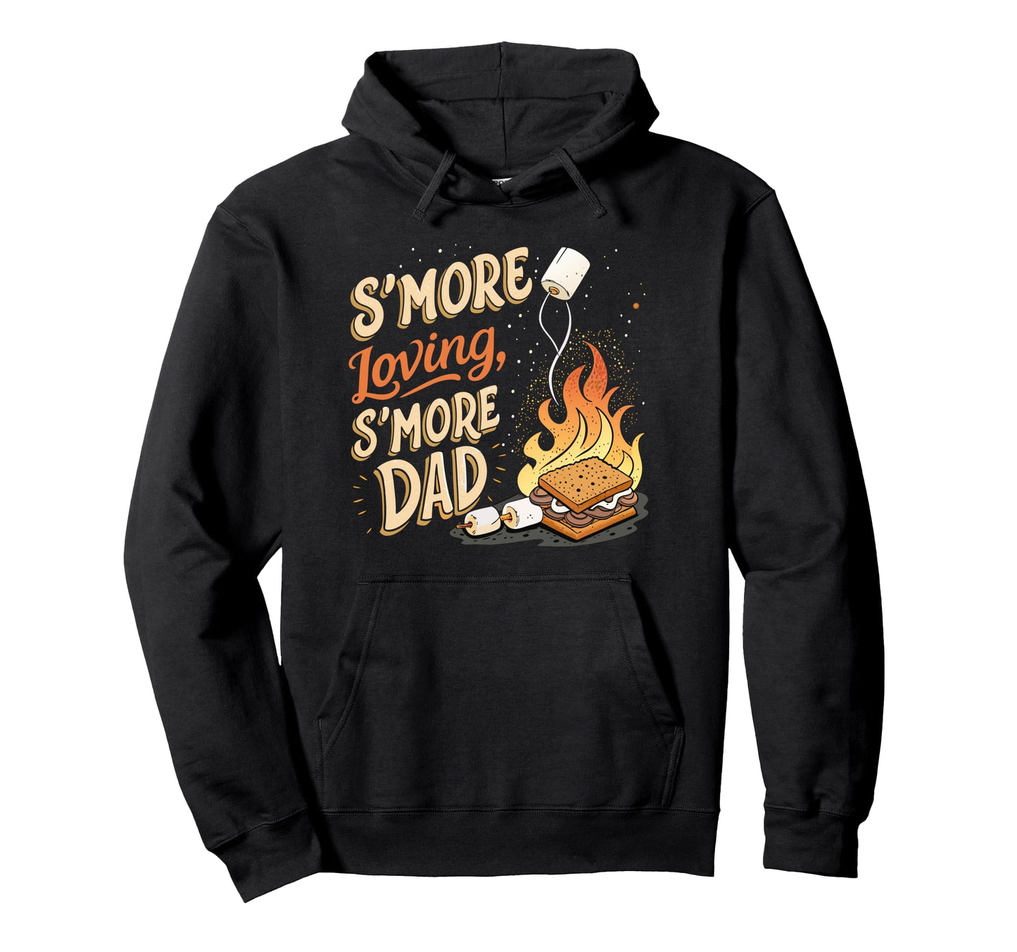 Camping Marshmallow Funny Smore Dad Hoodie - Streetwear Style Unisex - T-Shirt, Sweatshirt, Hoodie