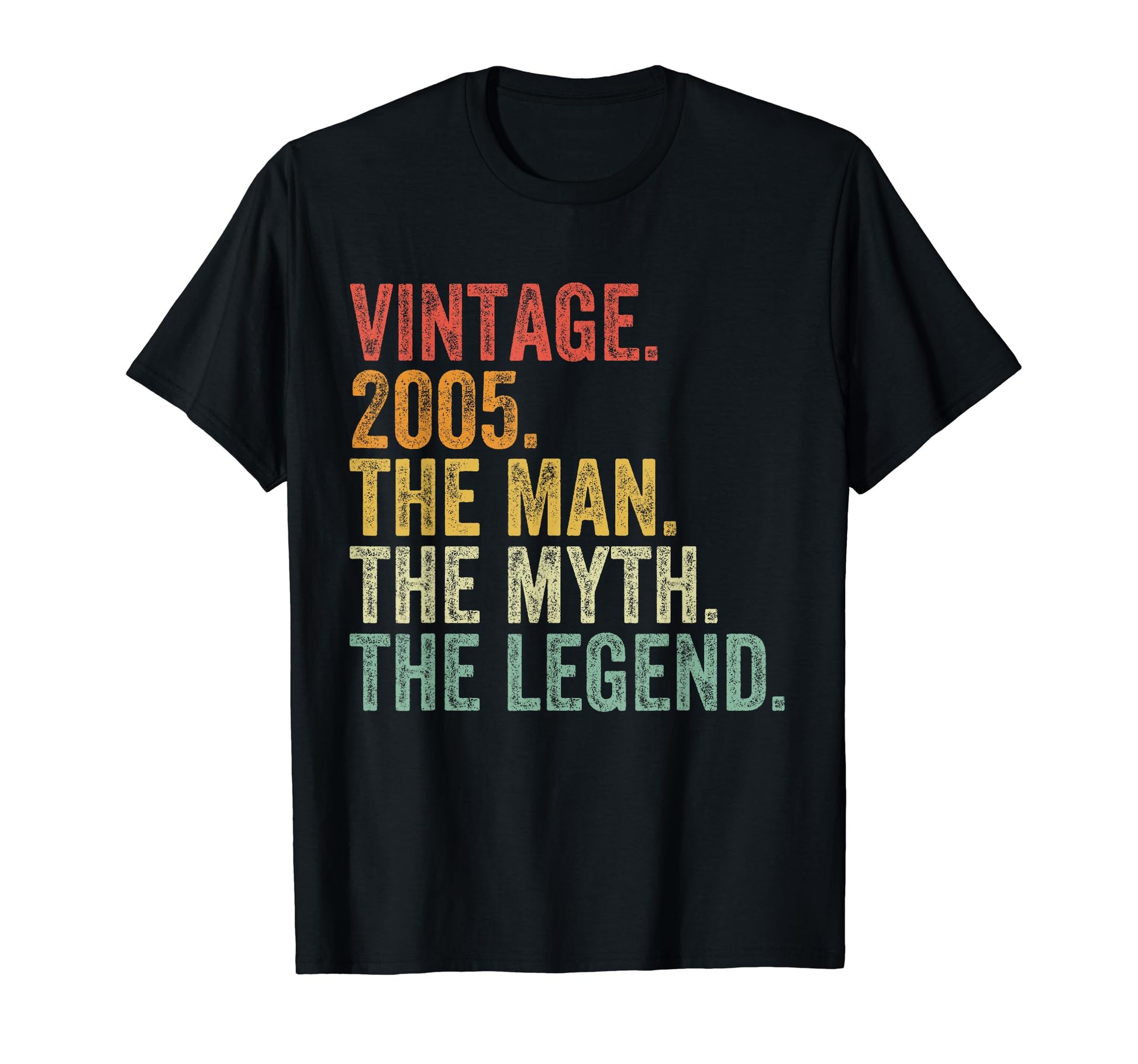 19Th Birthday 2005 Myth Legend T-Shirt - Novelty Apparel for Adults - T-Shirt, Sweatshirt, Hoodie