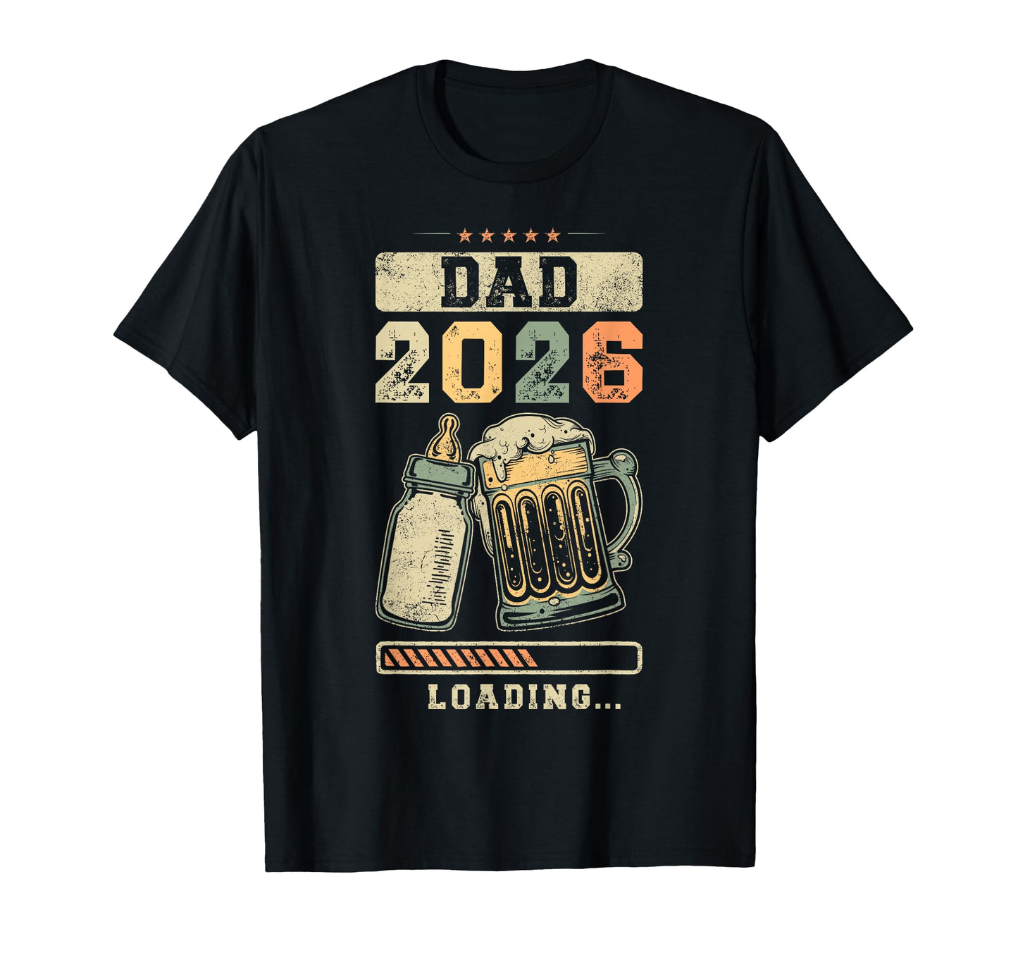 Dad 2026 Loading Shower Going To Be Dad T-Shirt - Aesthetic Graphic Unisex - T-Shirt, Sweatshirt, Hoodie