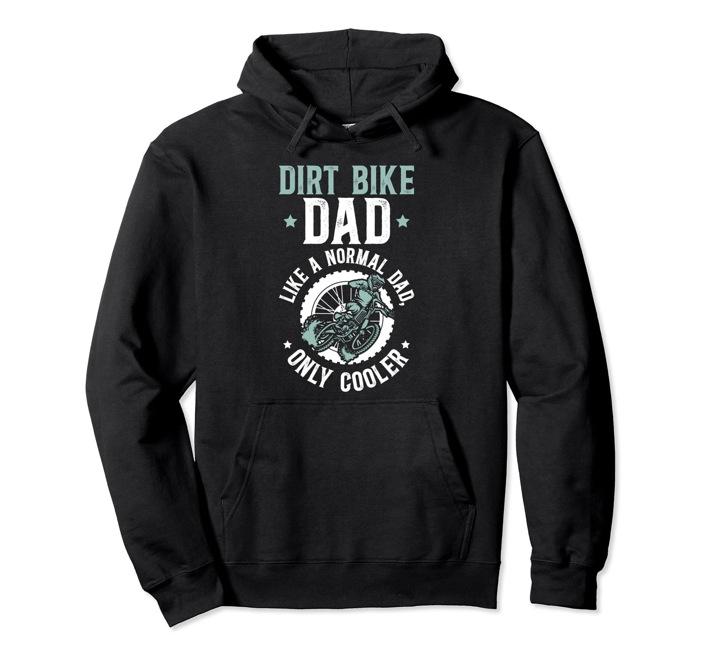 Dirt Bike Dad Dirt Biker Father Hoodie - Custom Art Print Unisex - T-Shirt, Sweatshirt, Hoodie