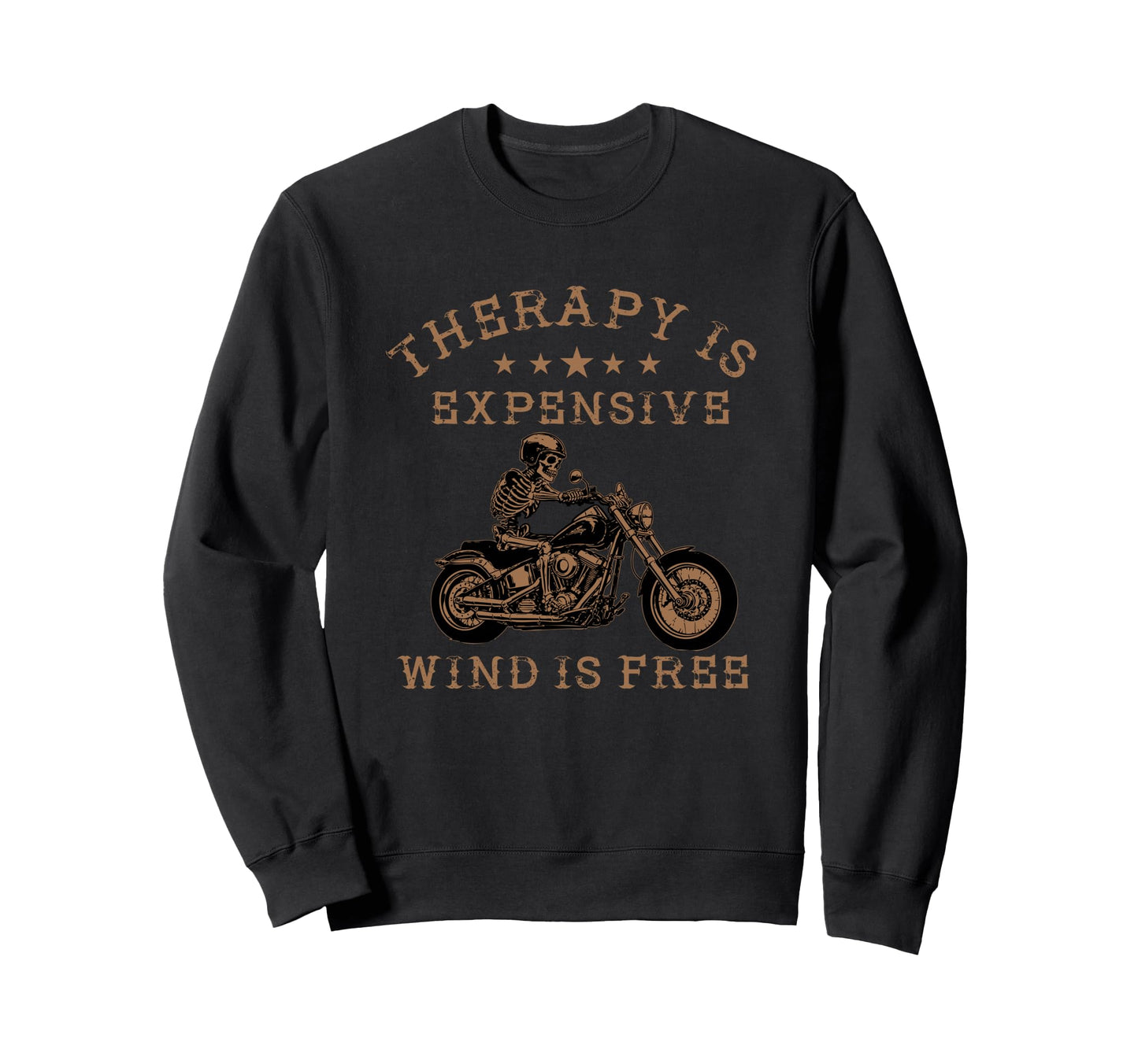 Therapy Is Expensive Wind Is Free Sweatshirt - Graphic Print Unisex - T-Shirt, Sweatshirt, Hoodie
