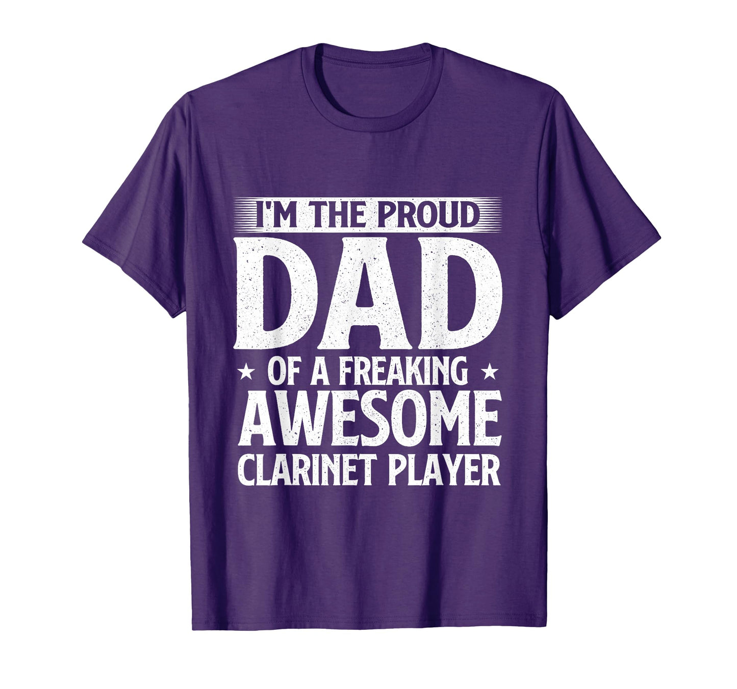 Proud Dad Freaking Awesome Clarinet T-Shirt - Aesthetic Graphic for Adults - T-Shirt, Sweatshirt, Hoodie