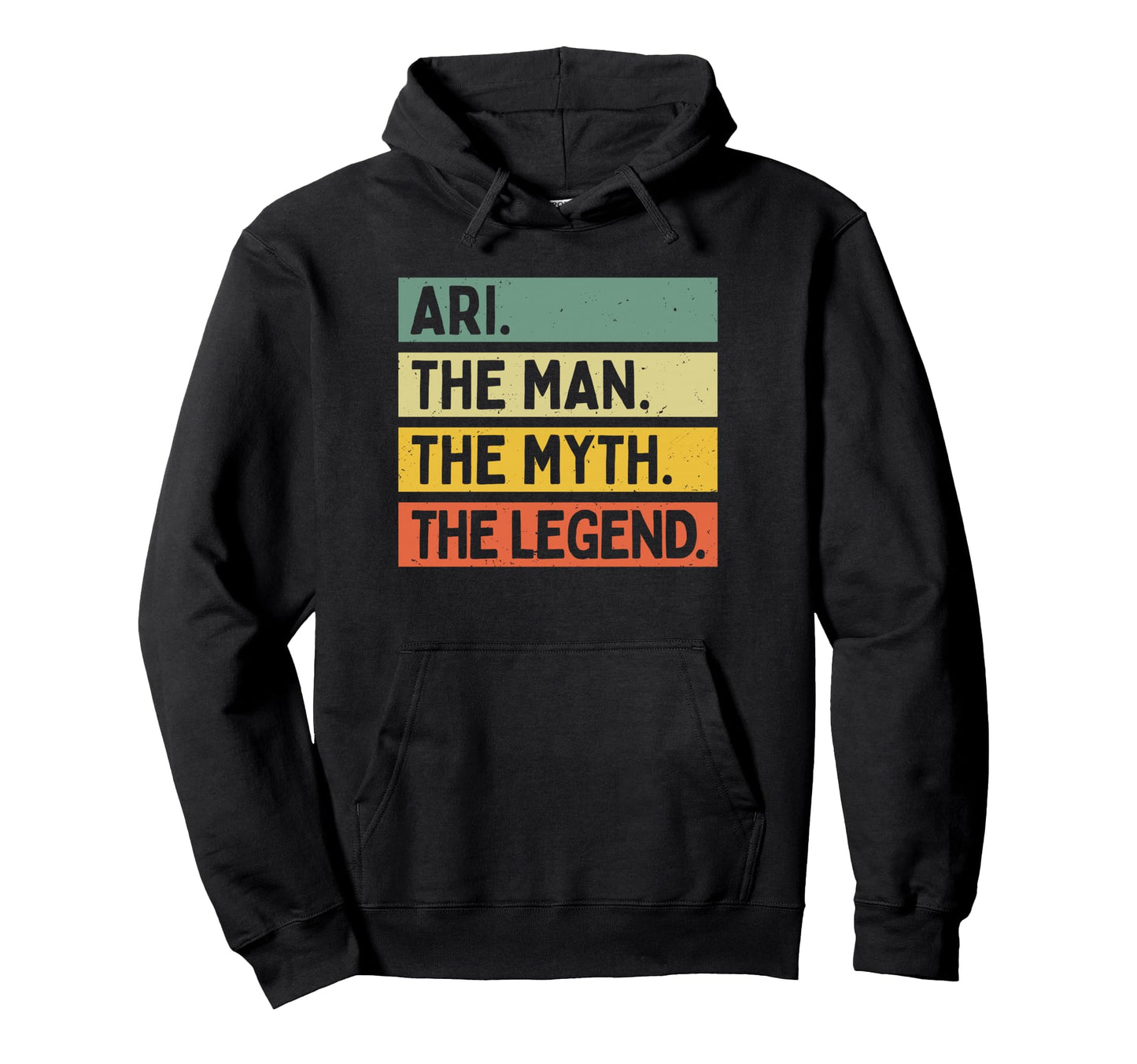 Ari Myth Legend Funny Personalized Hoodie - Minimalist Print Men Women - T-Shirt, Sweatshirt, Hoodie