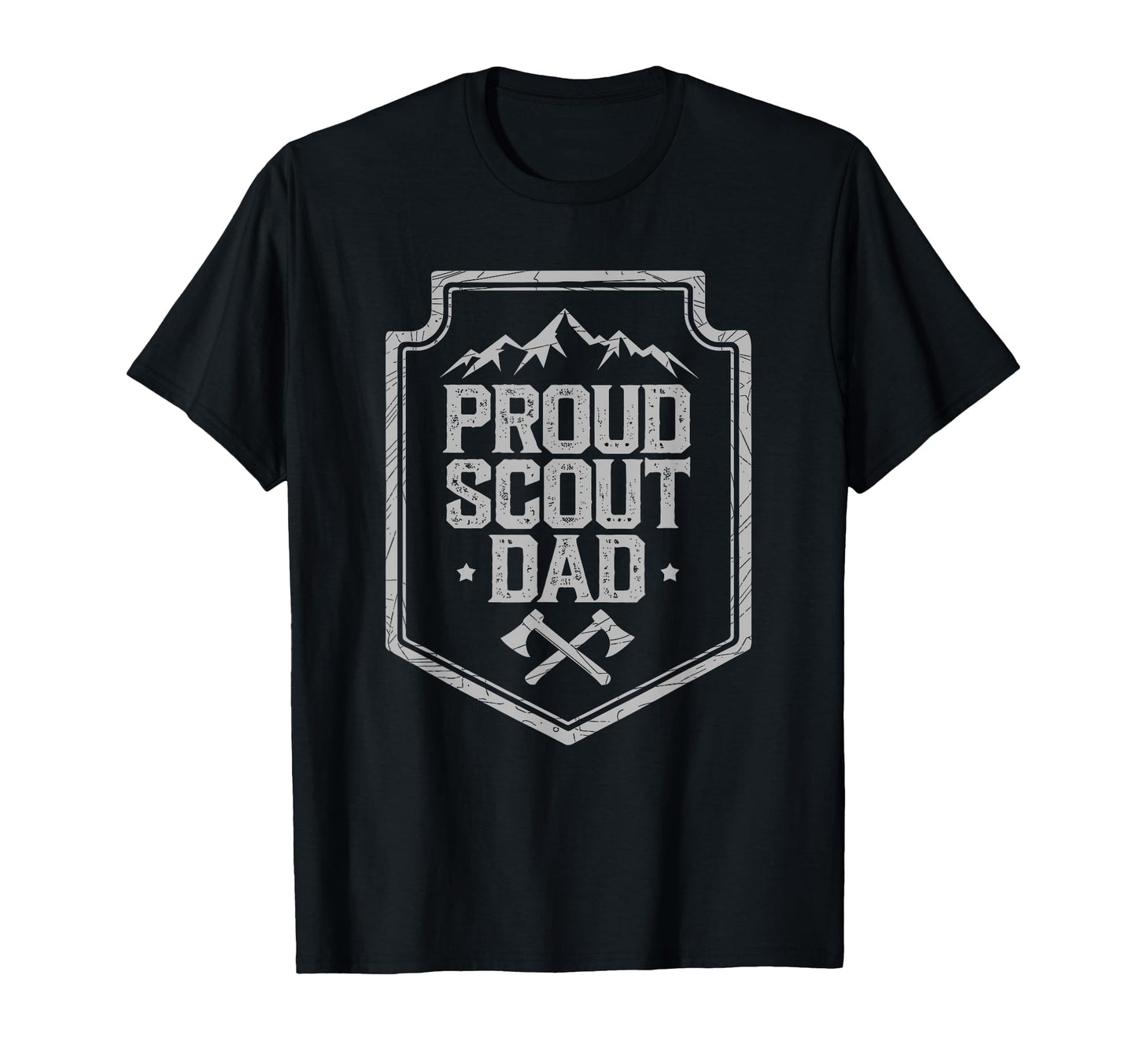 Proud Scout Dad Scouting Father Camping T-Shirt - Graphic Print Men Women - T-Shirt, Sweatshirt, Hoodie