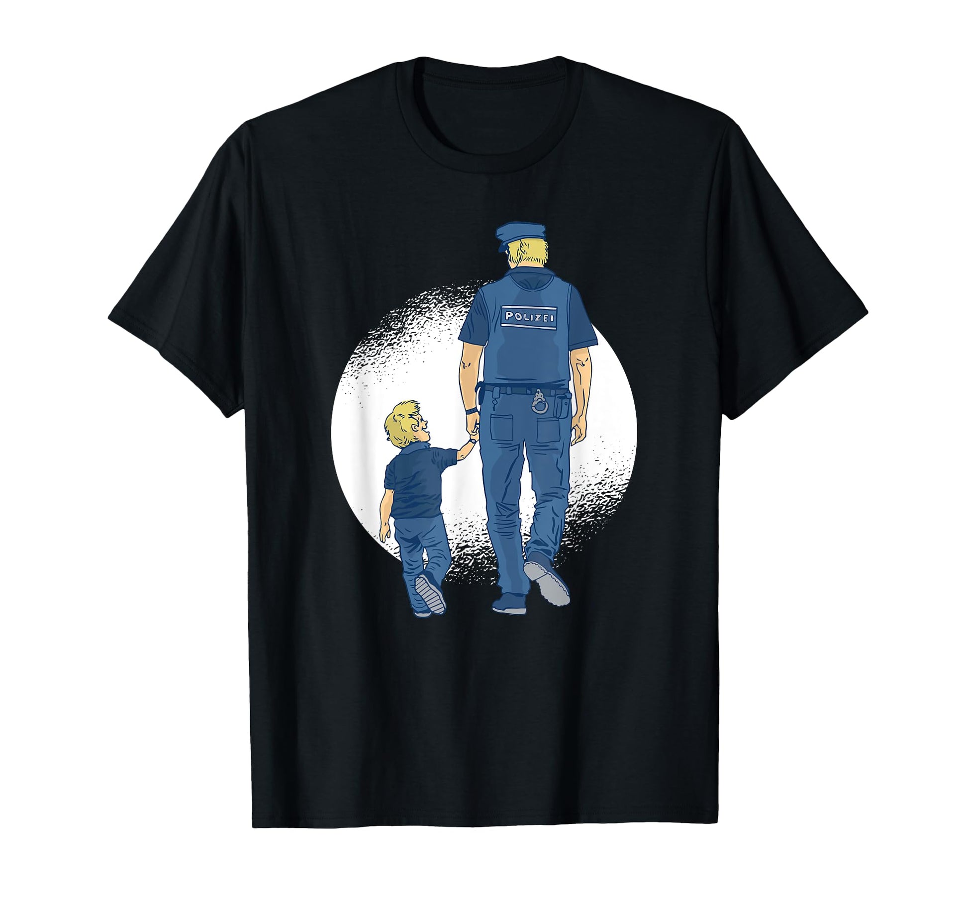 Father Police Family Dad Fathersday T-Shirt - Fun Novelty Design Unisex - T-Shirt, Sweatshirt, Hoodie