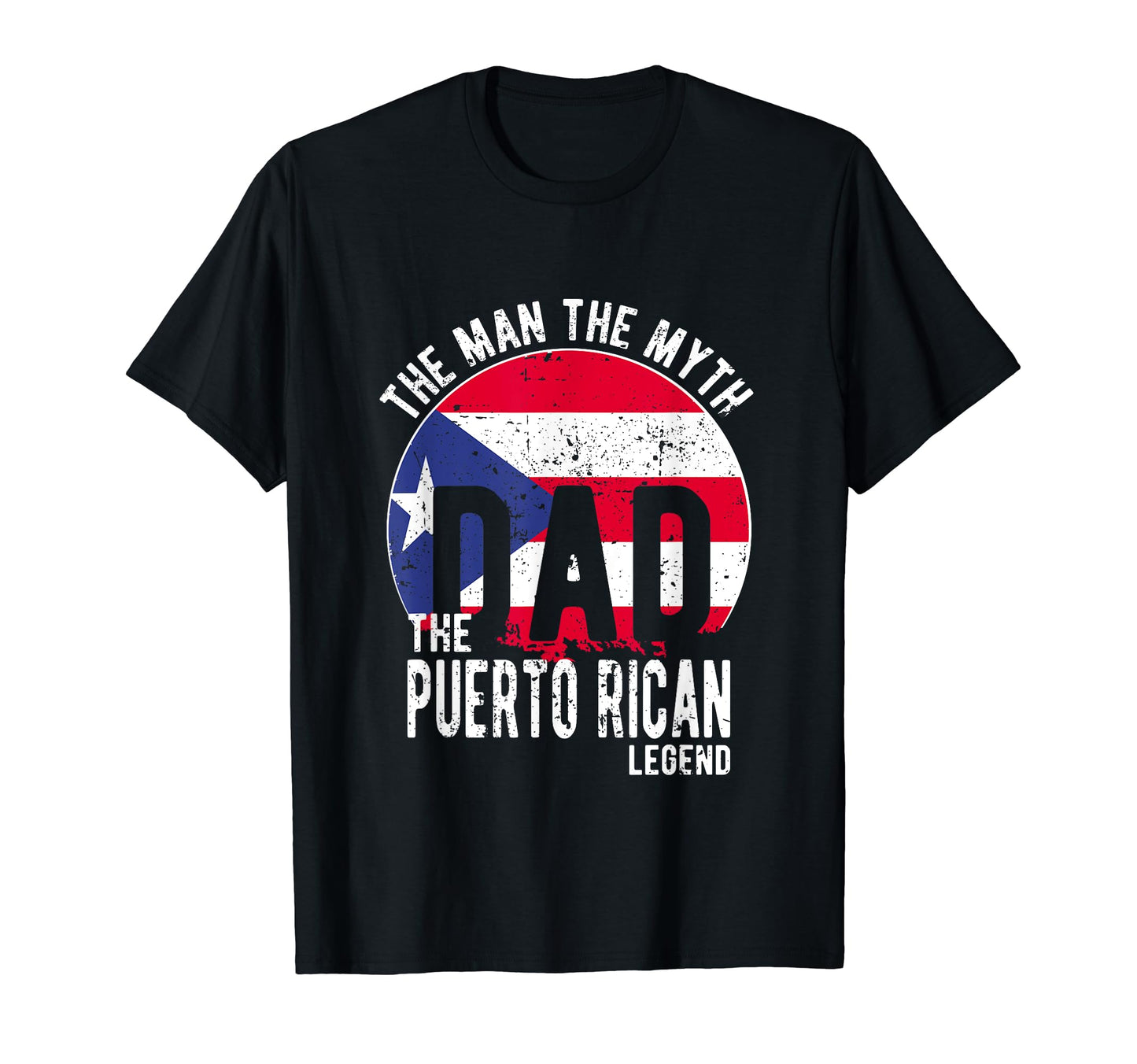 Myth Puerto Rican Legend Dad Puerto T-Shirt - Minimalist Print Men Women - T-Shirt, Sweatshirt, Hoodie