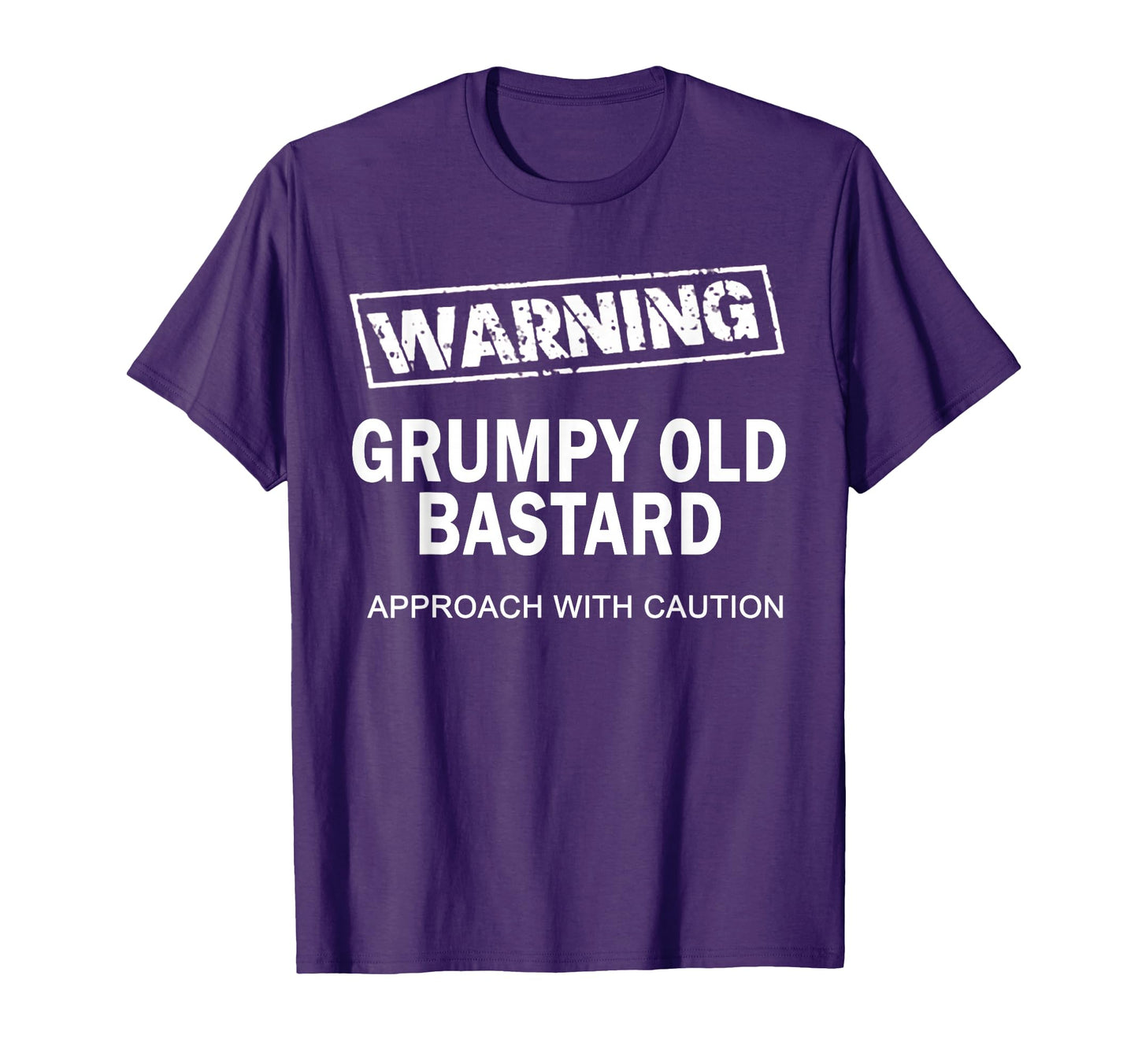 Funny Warning Grumpy Old Bastard T-Shirt - Unique Graphic Unisex - T-Shirt, Sweatshirt, Hoodie