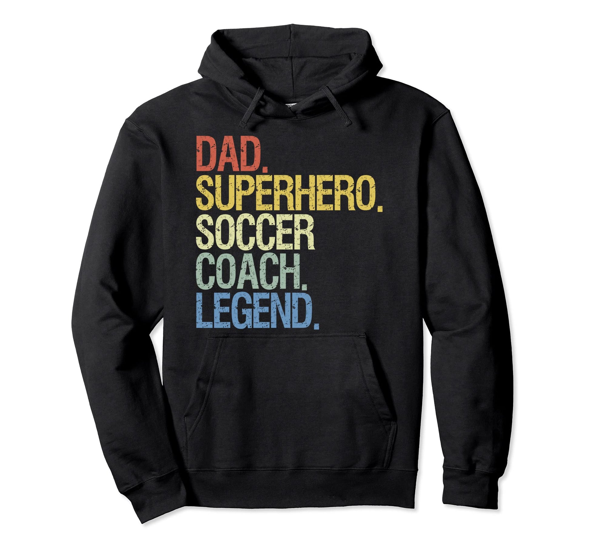 Dad Superhero Soccer Coach Legend T-Shirt - Custom Art Print for Adults - T-Shirt, Sweatshirt, Hoodie