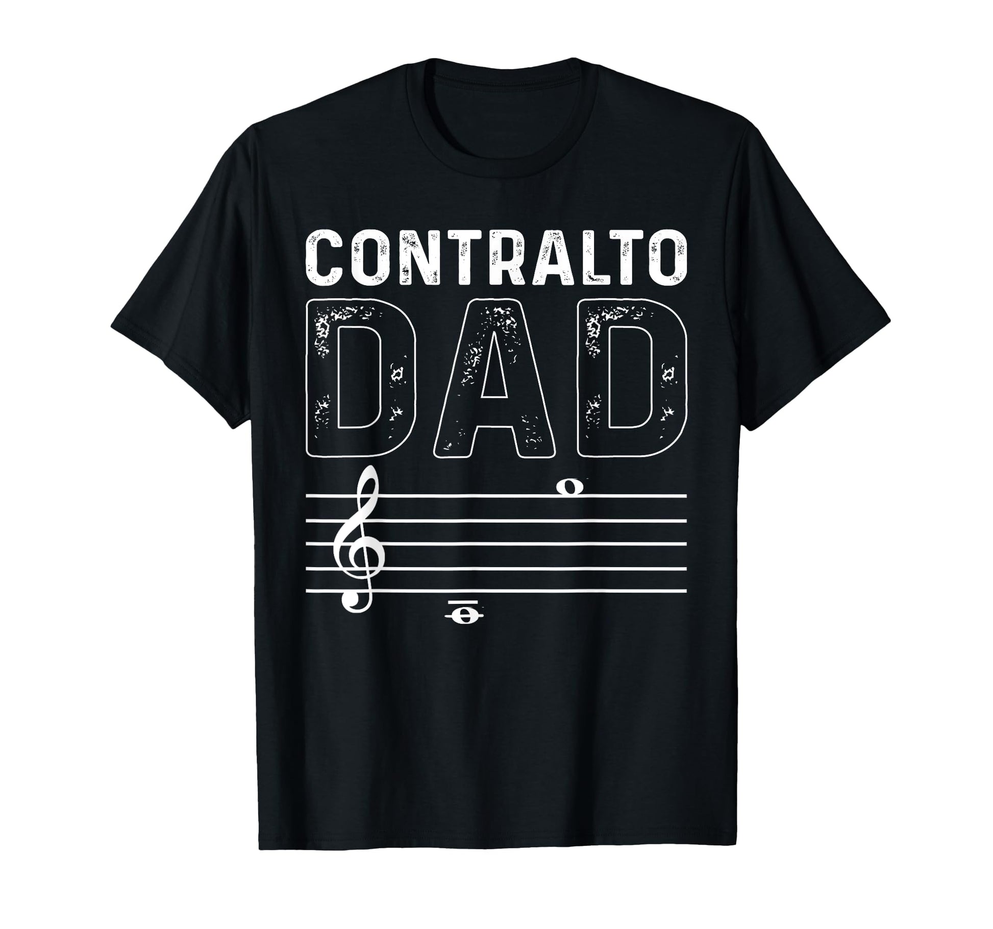 Contralto Dad Music Choir Musician Theater T-Shirt - Trendy Graphic Unisex - T-Shirt, Sweatshirt, Hoodie