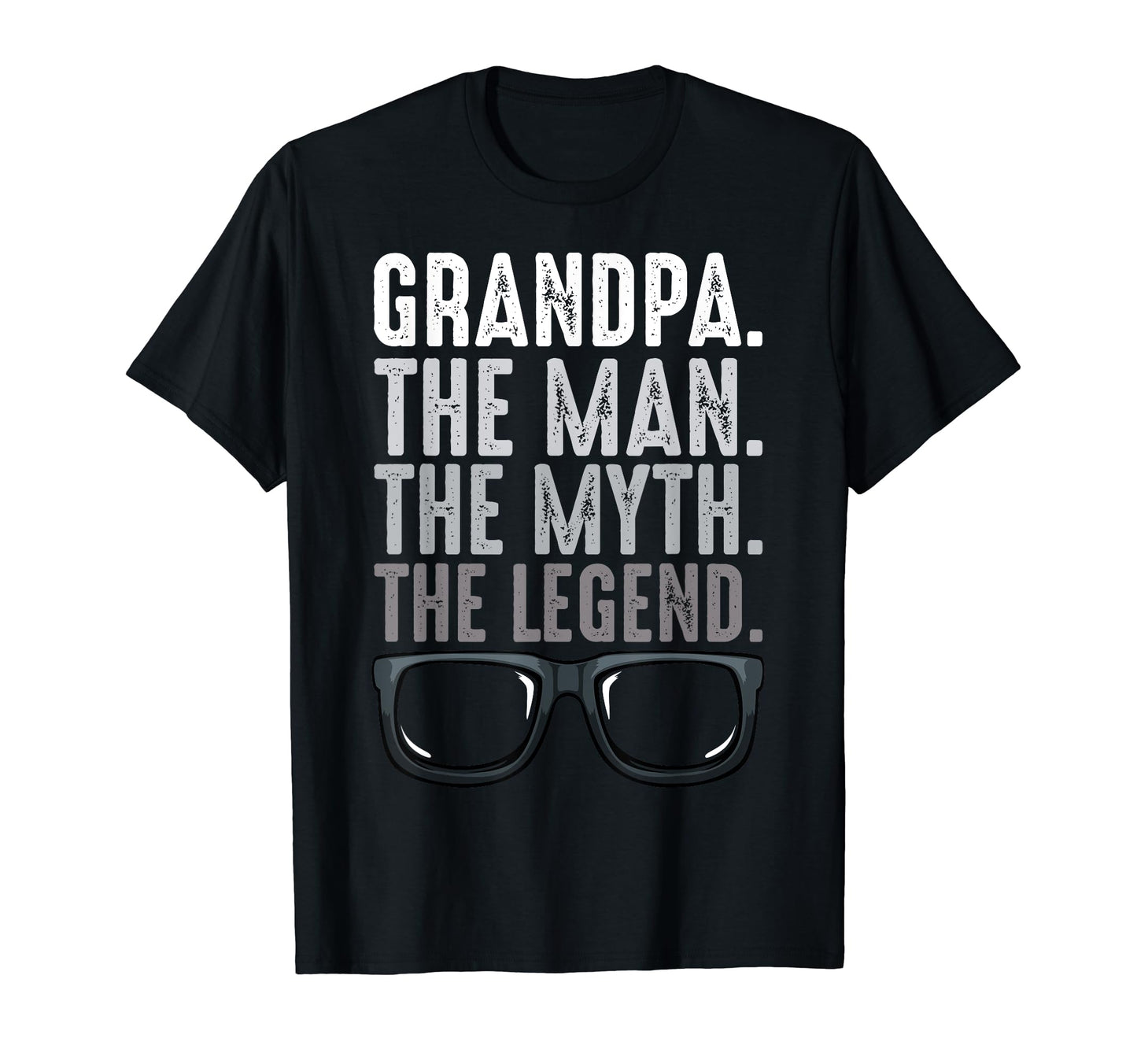 Grandpa Myth Legend Fathers Day Dad Papa T-Shirt - Unique Graphic Men Women - T-Shirt, Sweatshirt, Hoodie