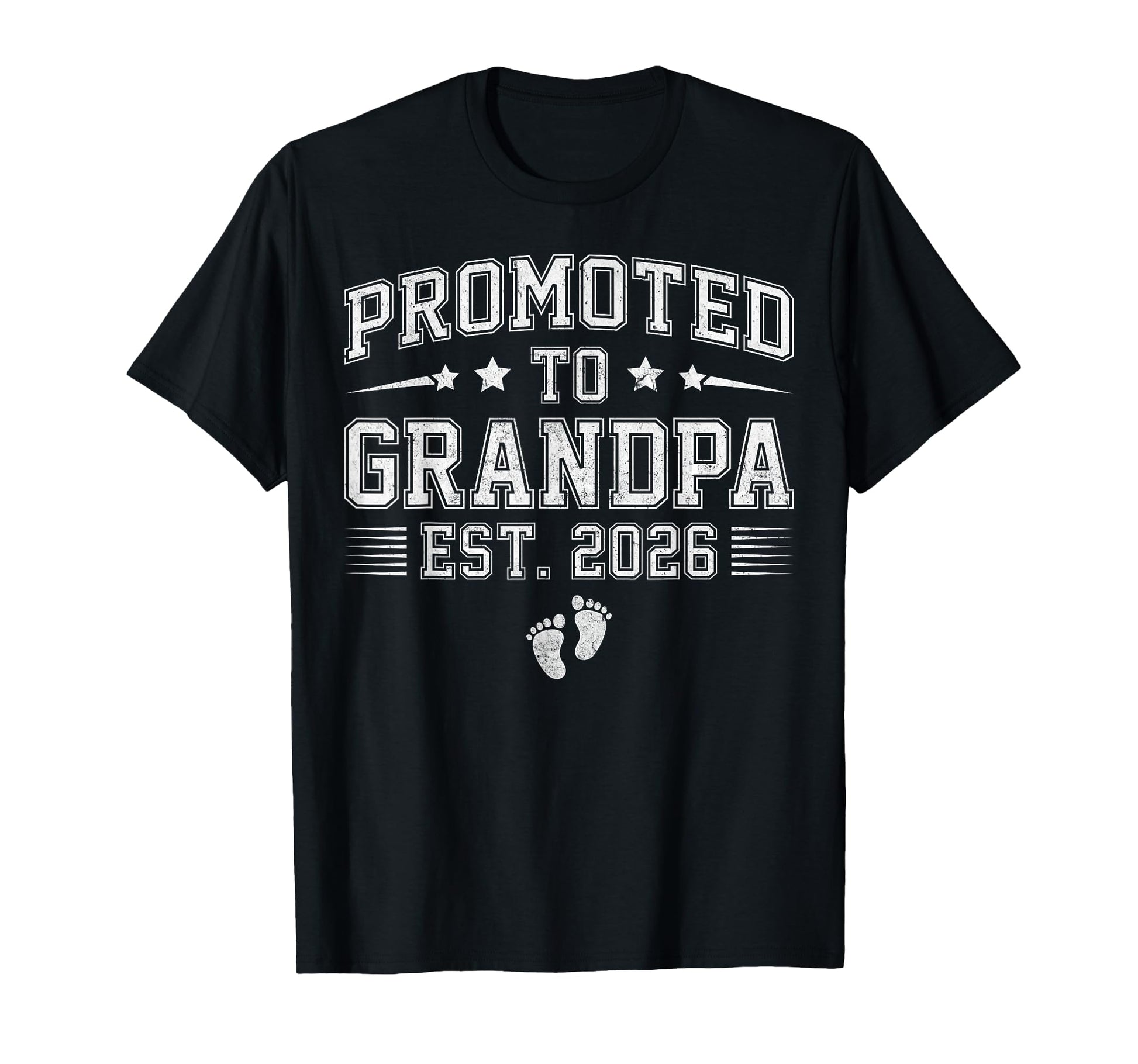 Mens Promoted To Grandpa Est 2026 T-Shirt - Unique Graphic Unisex - T-Shirt, Sweatshirt, Hoodie