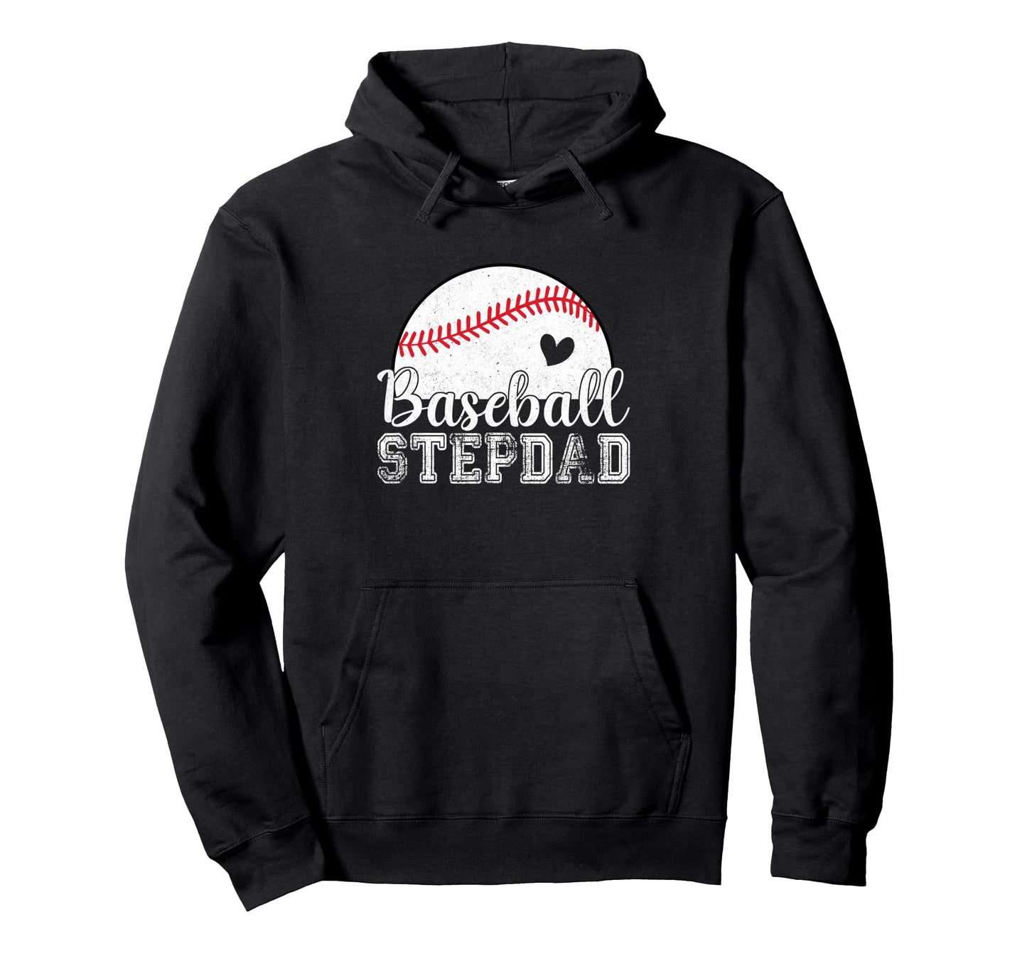 Baseball Stepdad Gifts Fathers Day Hoodie - Aesthetic Graphic Unisex - T-Shirt, Sweatshirt, Hoodie