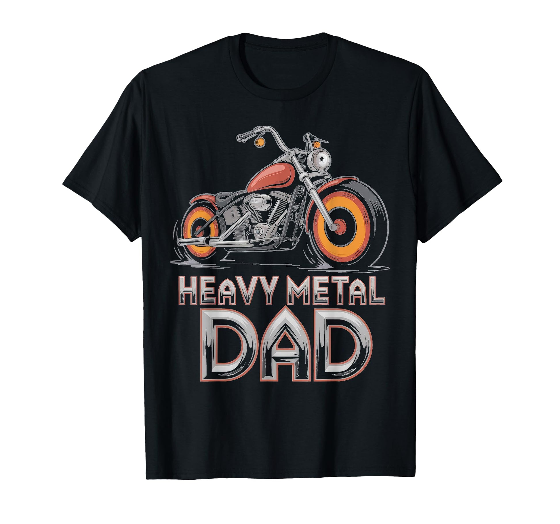 Heavy Metal Dad Motorcycle Passion T-Shirt - Unique Graphic Men Women - T-Shirt, Sweatshirt, Hoodie